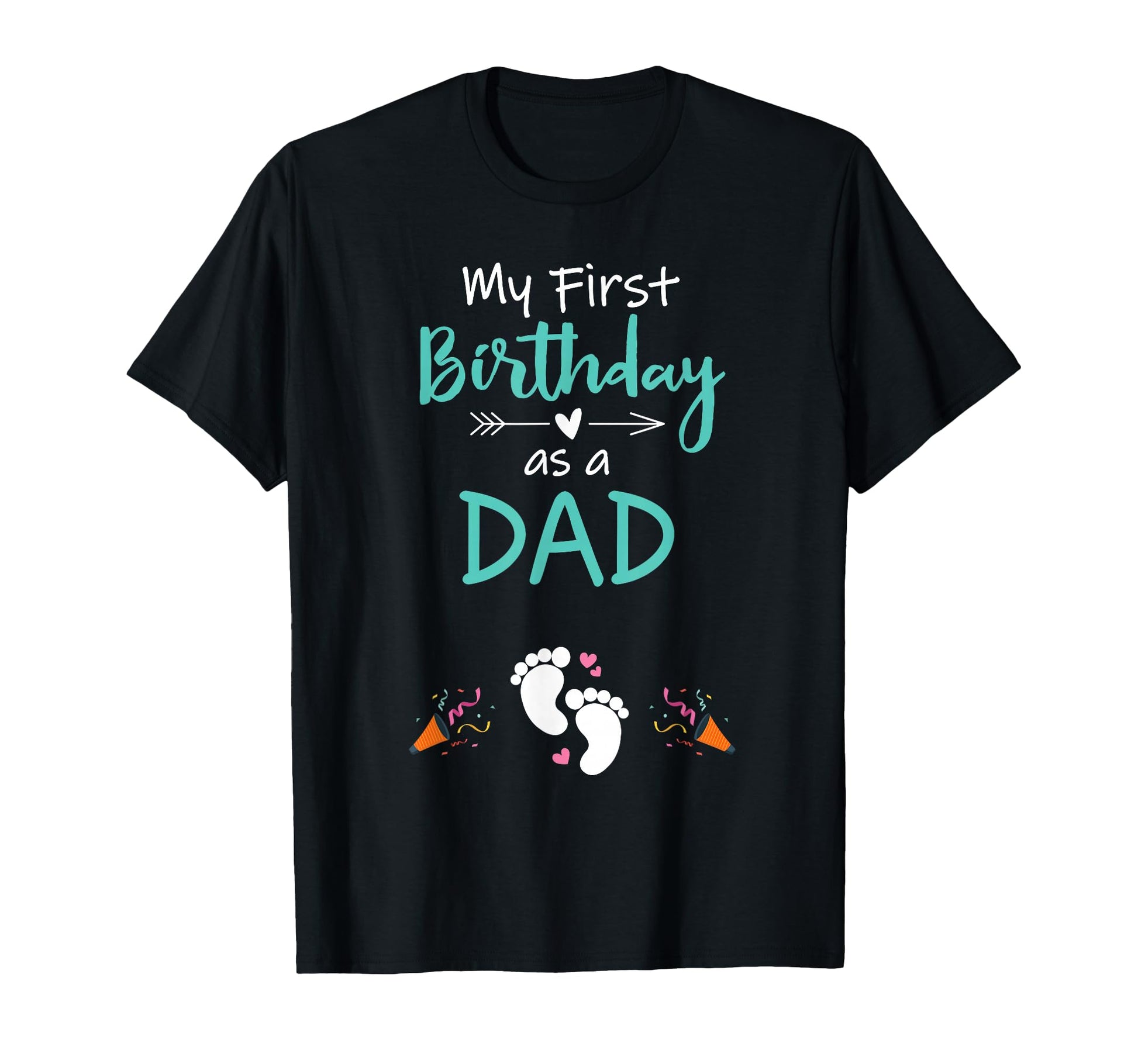 My First Birthday As Dad Pregnancy T-Shirt - Aesthetic Graphic for Adults - T-Shirt, Sweatshirt, Hoodie