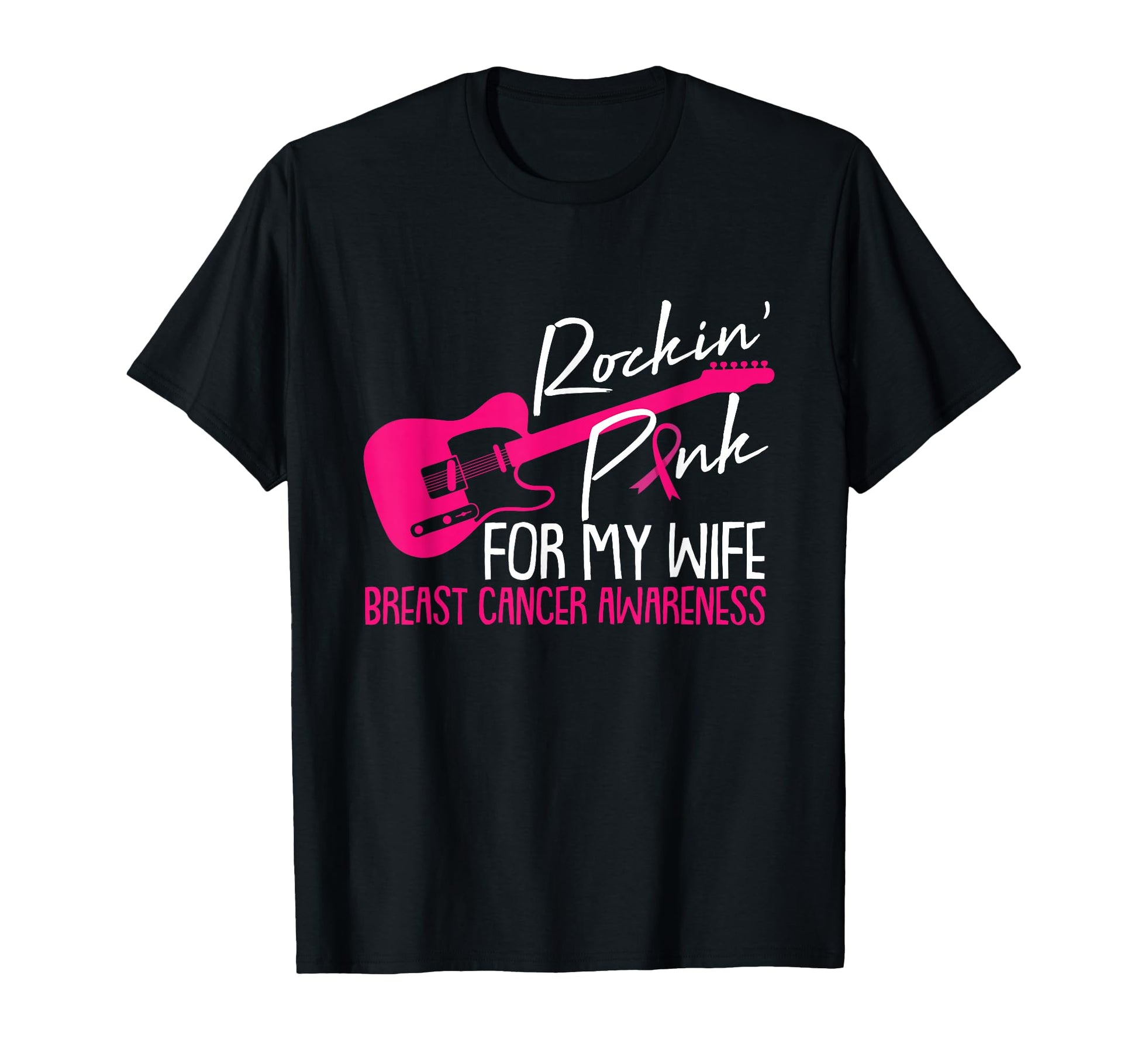 My Wife Breast Cancer Awareness Husband T-Shirt - Trendy Graphic Unisex - T-Shirt, Sweatshirt, Hoodie