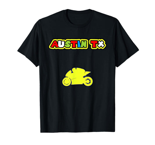 American Super Bike Moto Gp Austin T-Shirt - Fun Novelty Design Men Women - T-Shirt, Sweatshirt, Hoodie