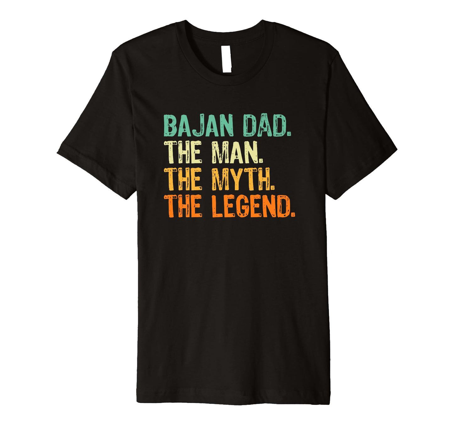 Bajan Dad Barbados Myth Legend T-Shirt - Minimalist Print for Adults - T-Shirt, Sweatshirt, Hoodie