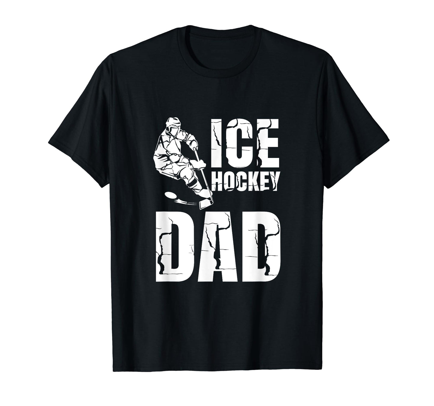 Ice Hockey Fathers Dad T-Shirt - Custom Art Print Unisex - T-Shirt, Sweatshirt, Hoodie