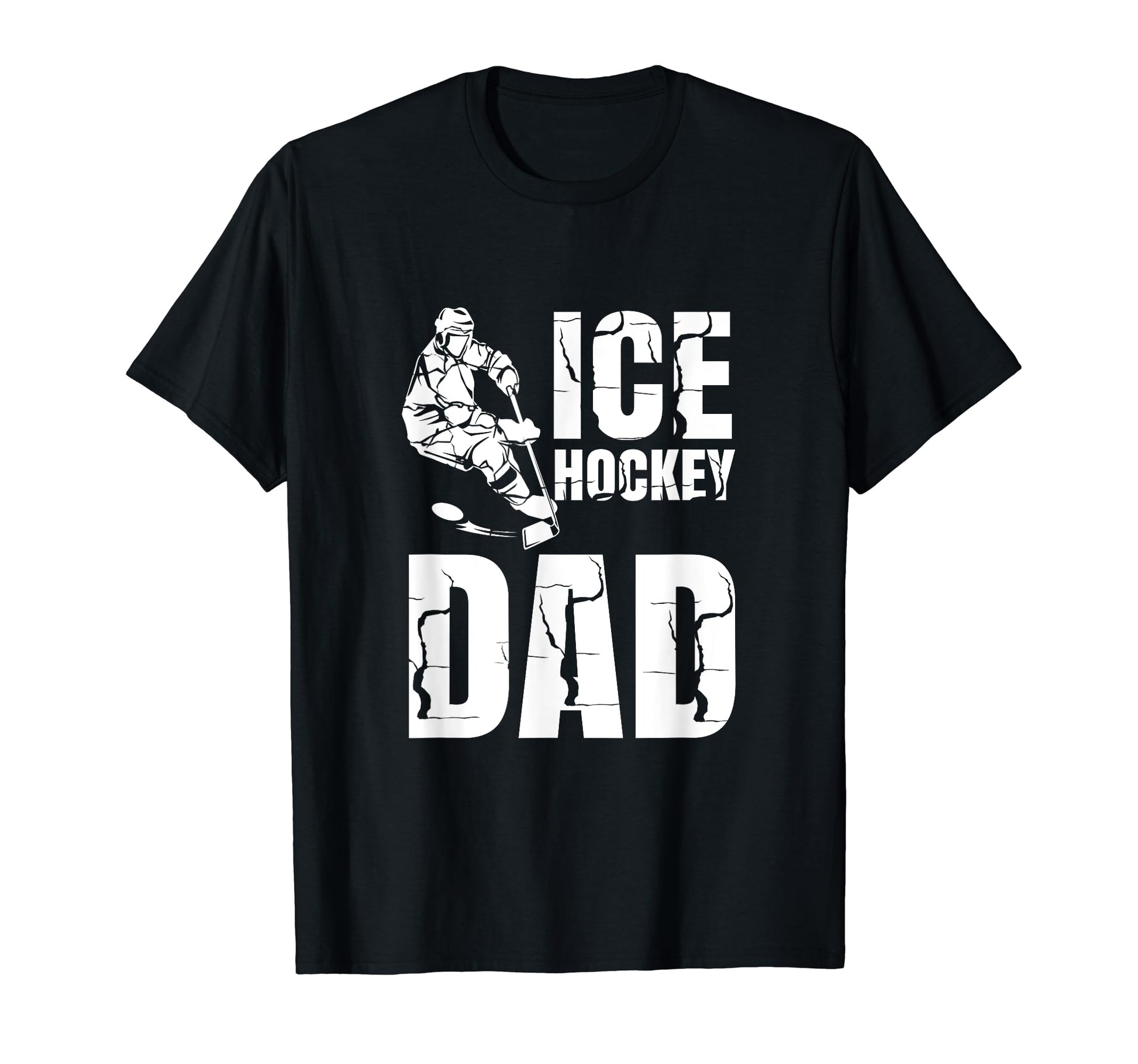 Ice Hockey Fathers Dad T-Shirt - Custom Art Print Unisex - T-Shirt, Sweatshirt, Hoodie