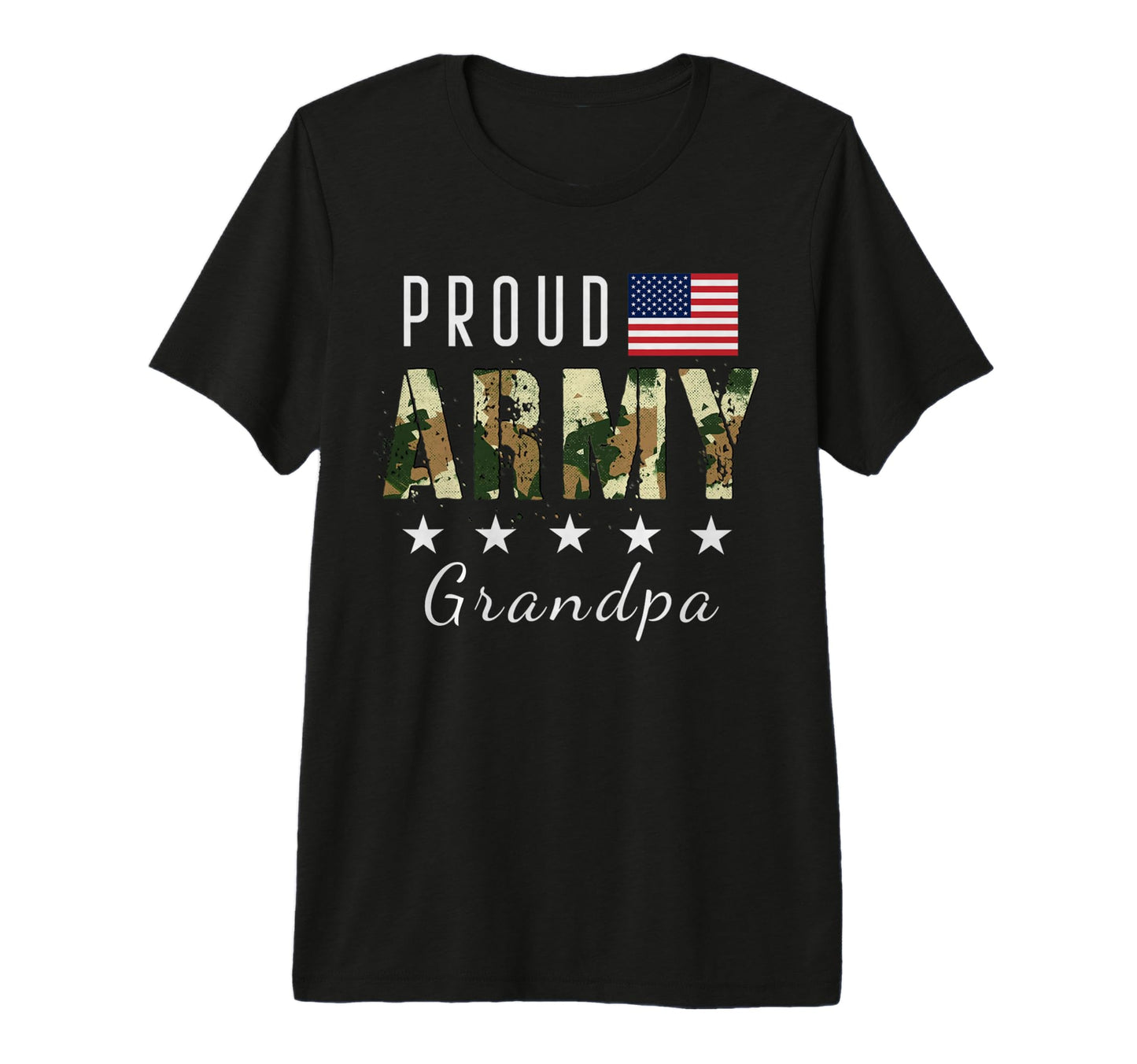 Mens Proud Military Camouflage T-Shirt - Fun Novelty Design for Adults - T-Shirt, Sweatshirt, Hoodie