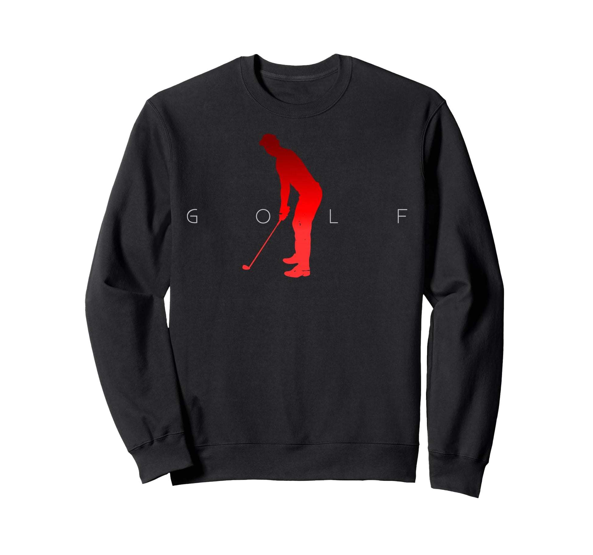 Minimalist Golf Club Ball Golfer Sweatshirt - Fun Novelty Design Unisex - T-Shirt, Sweatshirt, Hoodie