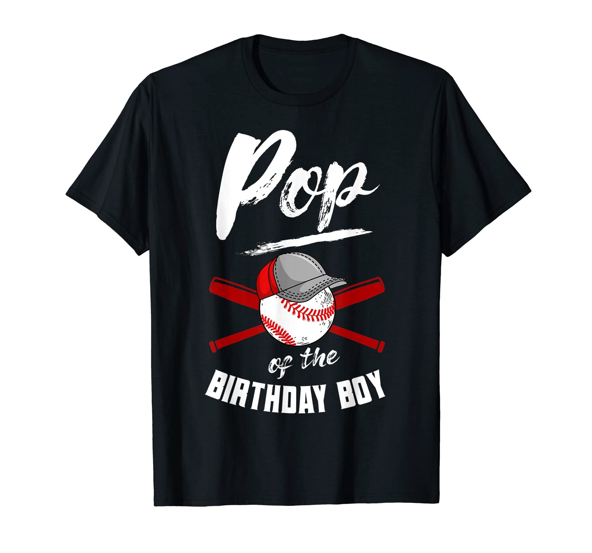 Pop Birthday Baseball Bday Party T-Shirt - Aesthetic Graphic for Adults - T-Shirt, Sweatshirt, Hoodie