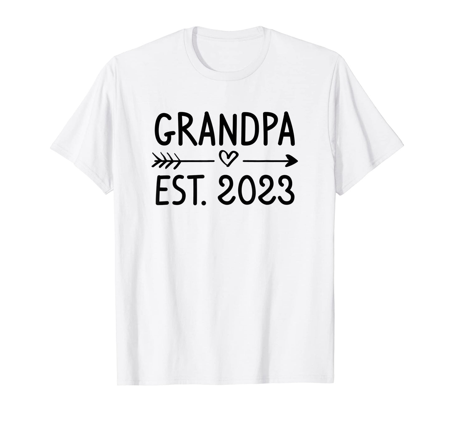 Mens Grandfather First Time Grandpa T-Shirt - Unique Graphic Men Women - T-Shirt, Sweatshirt, Hoodie