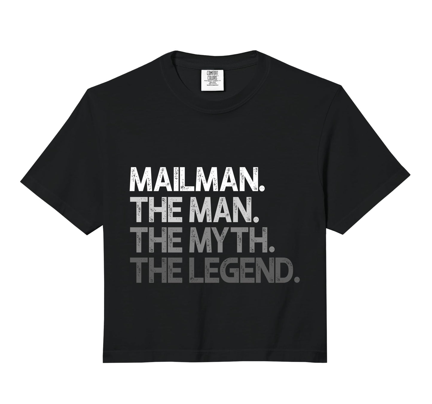Mailman Gift Myth Legend Comfort Hoodie - Minimalist Print Men Women - T-Shirt, Sweatshirt, Hoodie