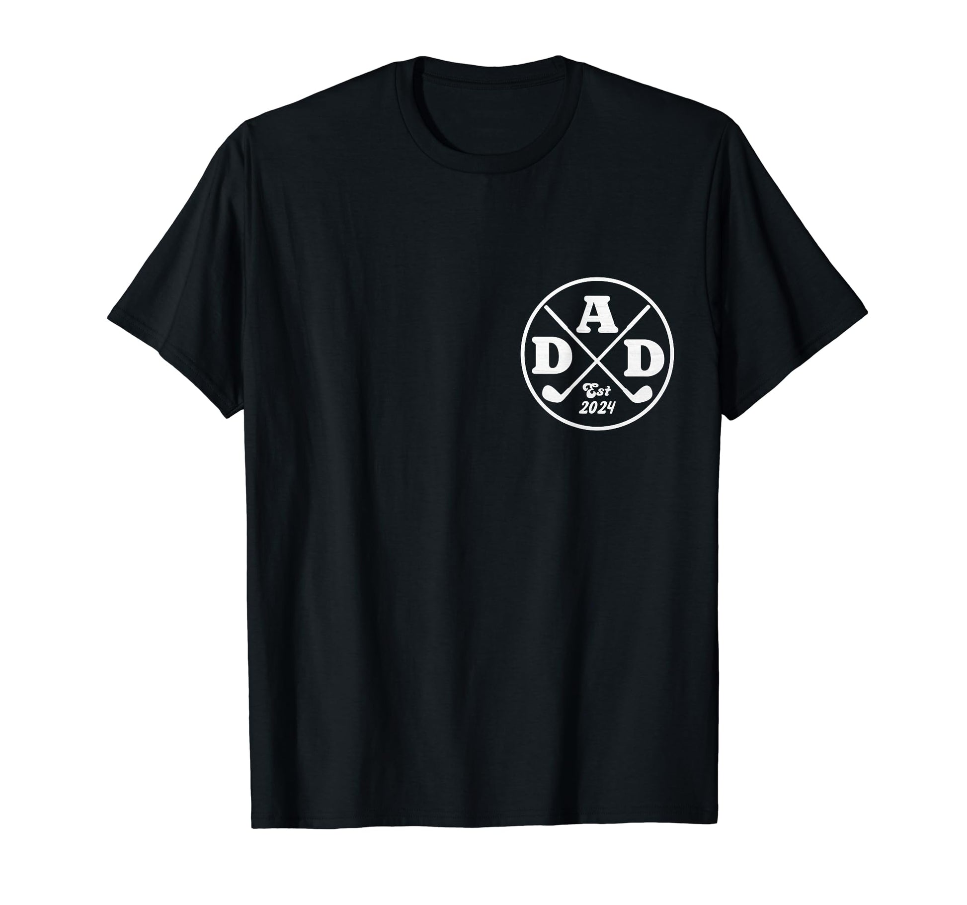 Dad Est 2024 Golf Fathers Day T-Shirt - Aesthetic Graphic for Adults - T-Shirt, Sweatshirt, Hoodie