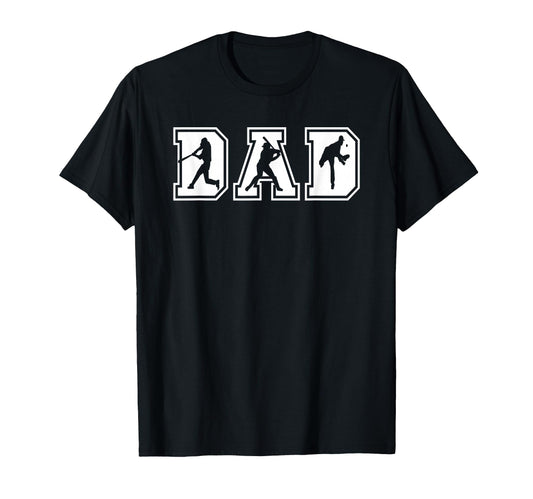 Baseball Dad Funny Fathers Day T-Shirt - Streetwear Style Men Women - T-Shirt, Sweatshirt, Hoodie
