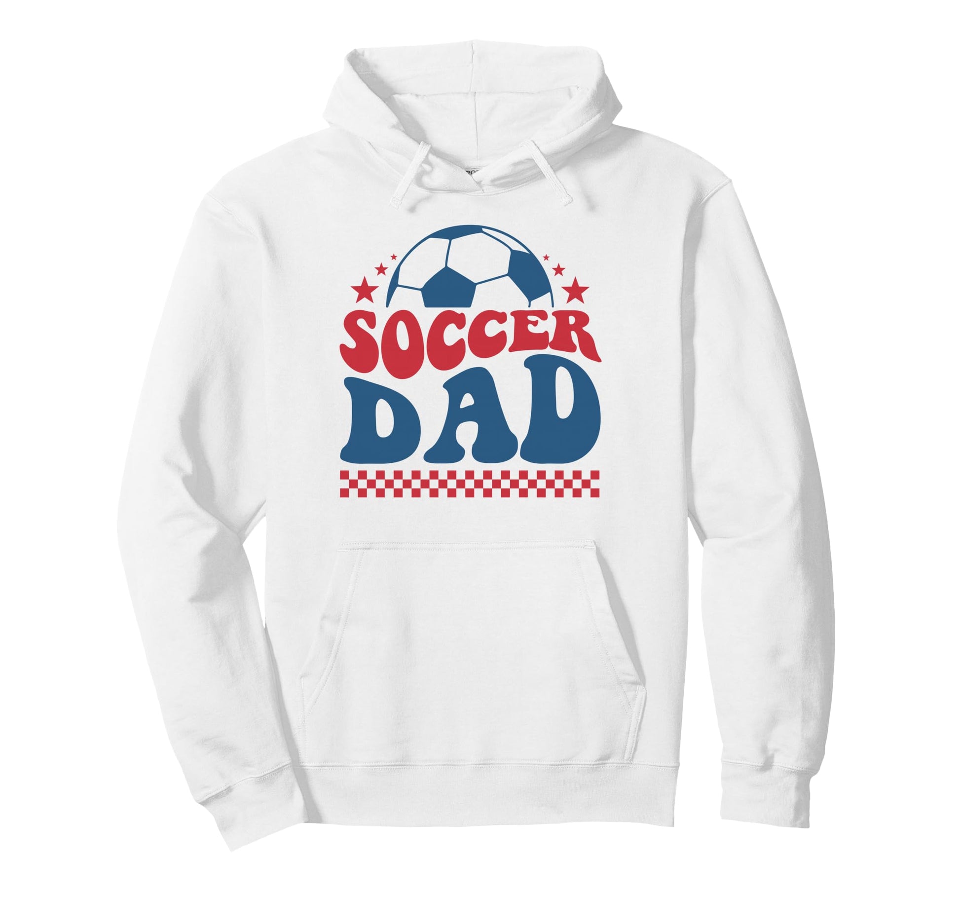 Soccer Dad Soccer Father Daddy Hoodie - Minimalist Print for Adults - T-Shirt, Sweatshirt, Hoodie