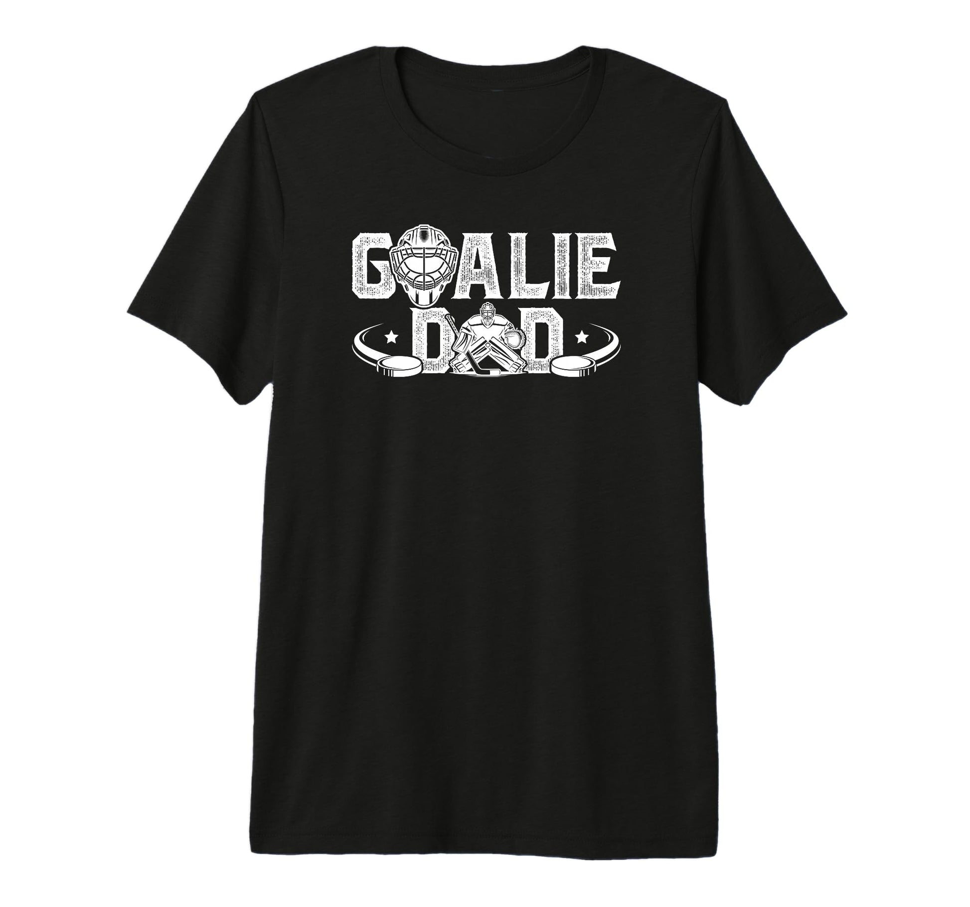 Mens Ice Hockey Goalie Dad Hockey T-Shirt - Novelty Apparel Men Women - T-Shirt, Sweatshirt, Hoodie