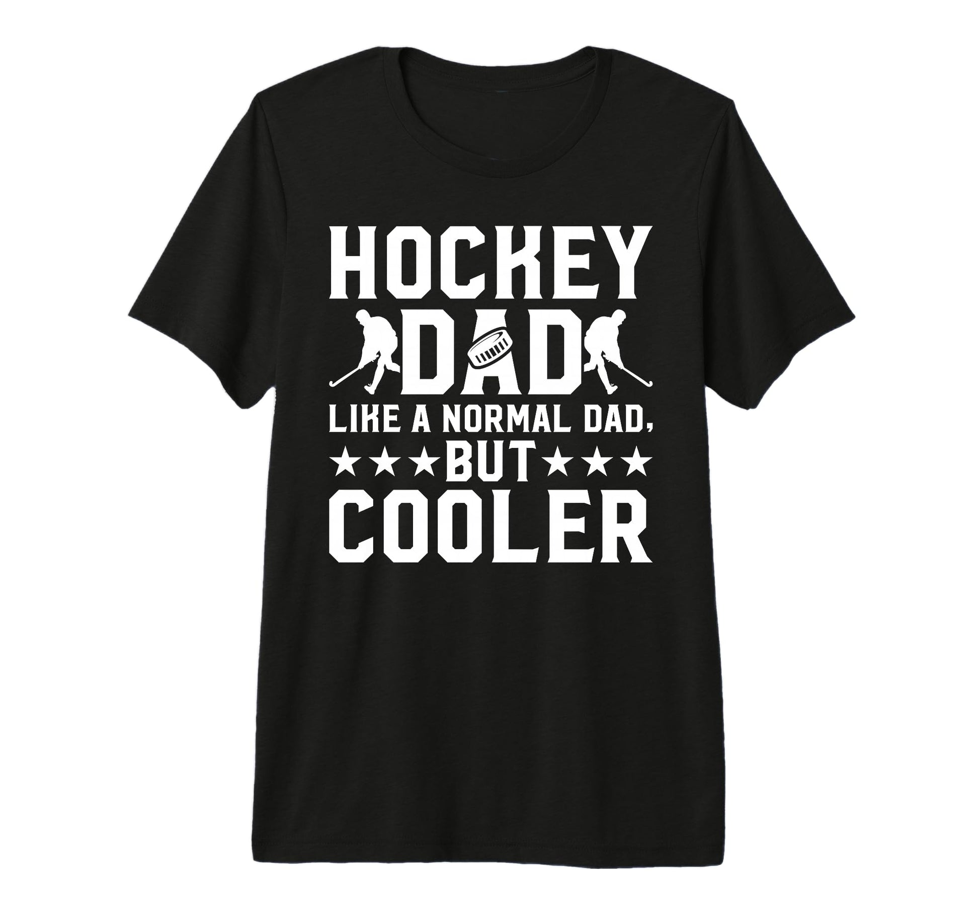 Mens Ice Hockey Dad Like Normal Dad But T-Shirt - Graphic Print for Adults - T-Shirt, Sweatshirt, Hoodie
