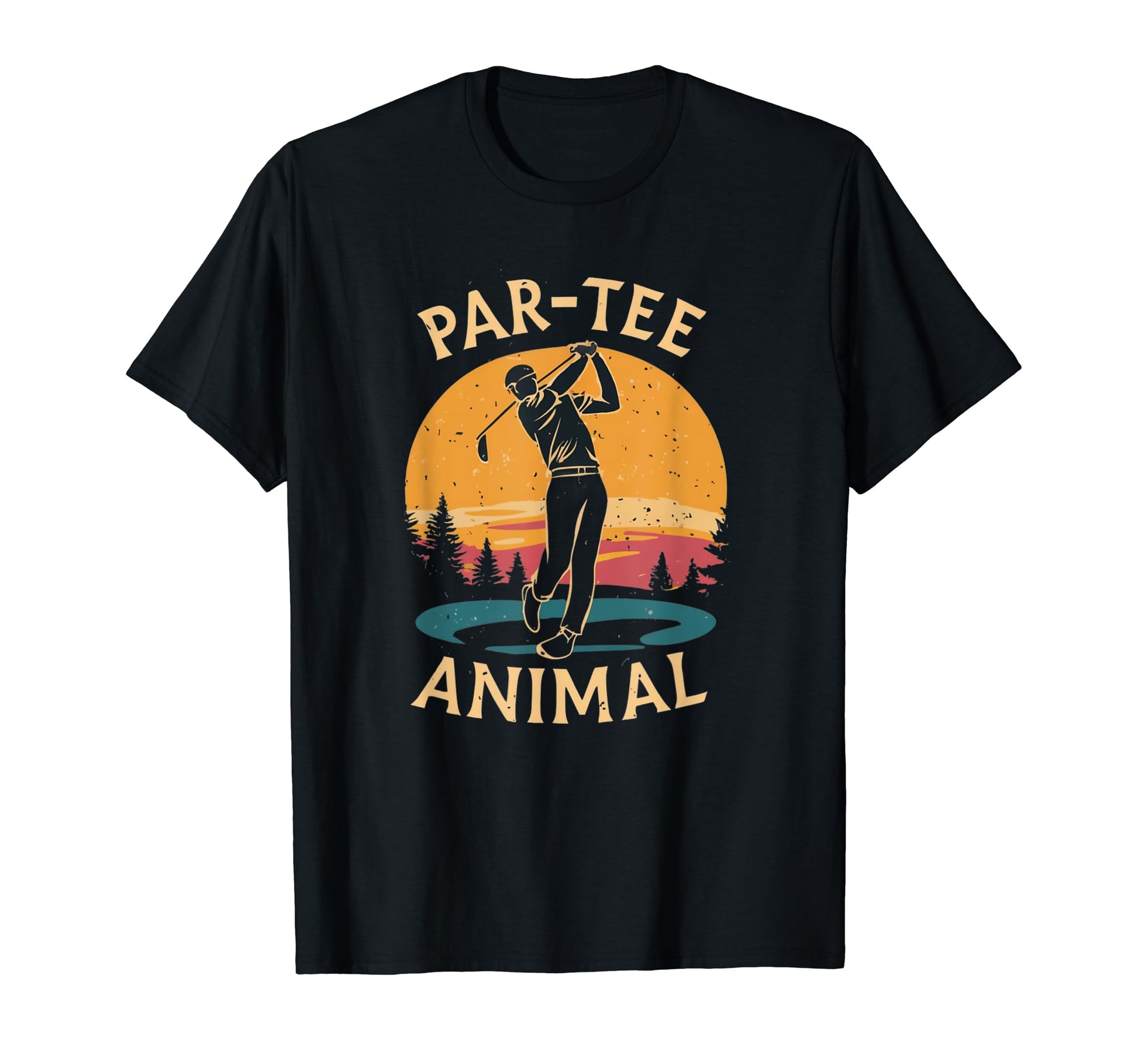 Par Animal Funny Golf Golfer Lets Par Time T-Shirt - Unique Graphic Unisex - T-Shirt, Sweatshirt, Hoodie