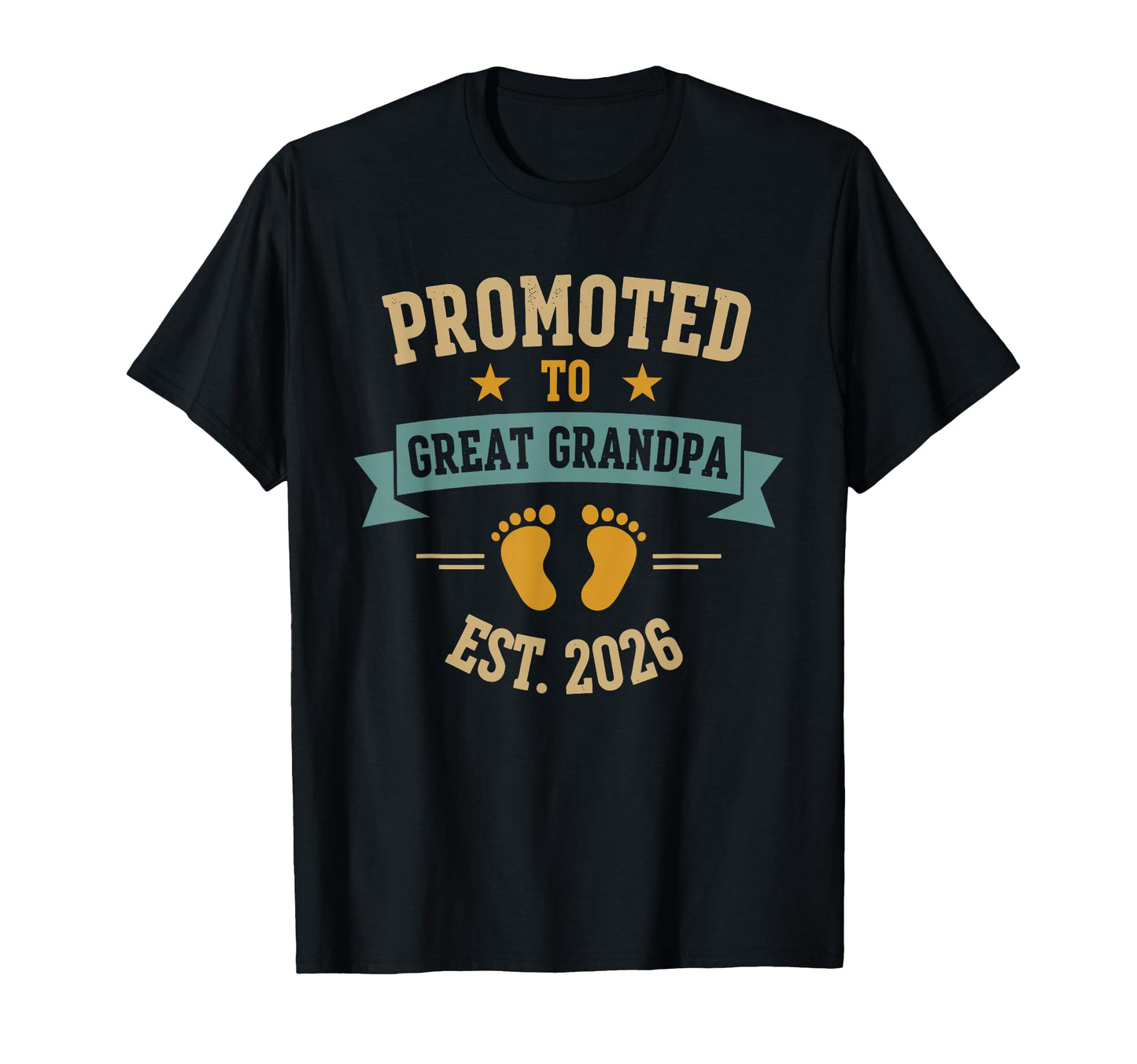 Promoted To Grandpa Est 2026 Blessed T-Shirt - Trendy Graphic Men Women - T-Shirt, Sweatshirt, Hoodie