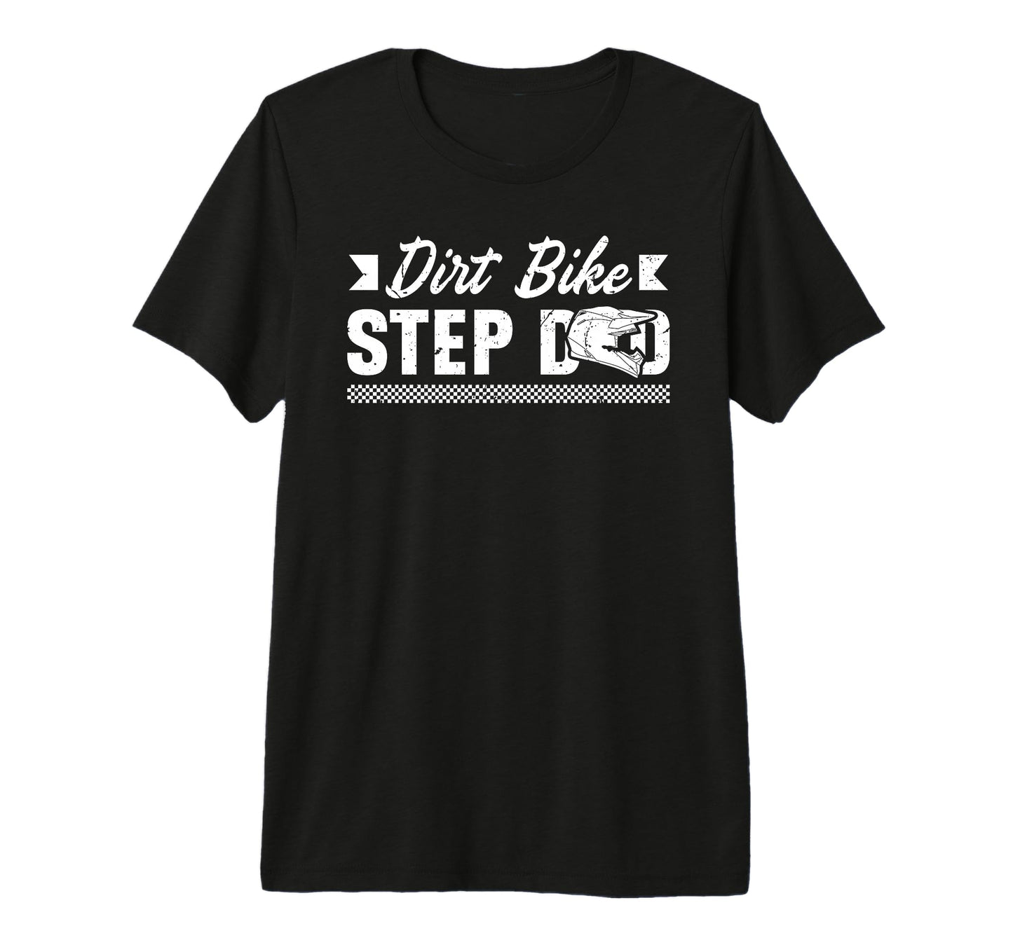 Mens Dirt Bike Step Dad Dirt Biker T-Shirt - Trendy Graphic Men Women - T-Shirt, Sweatshirt, Hoodie
