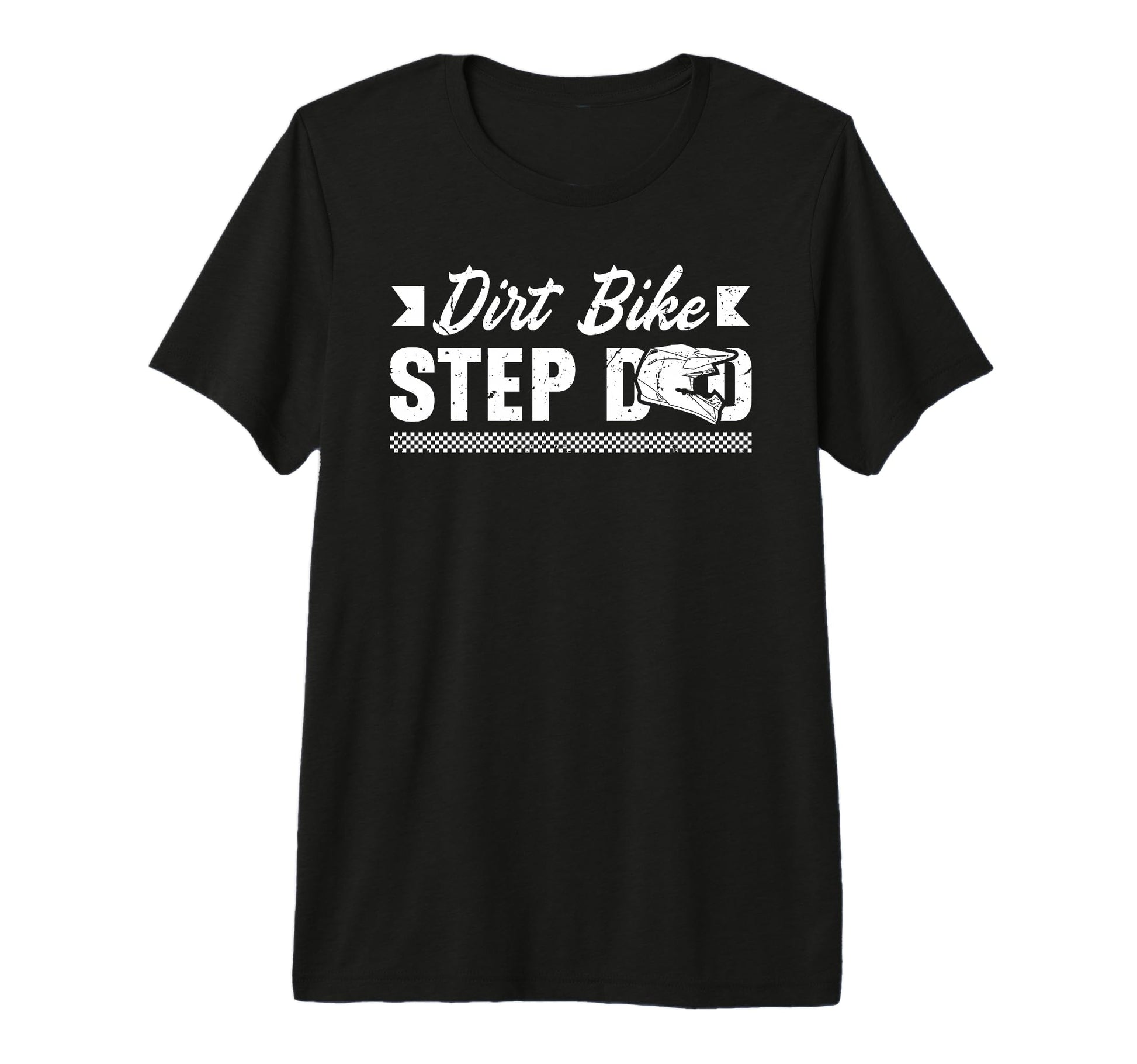 Mens Dirt Bike Step Dad Dirt Biker T-Shirt - Trendy Graphic Men Women - T-Shirt, Sweatshirt, Hoodie