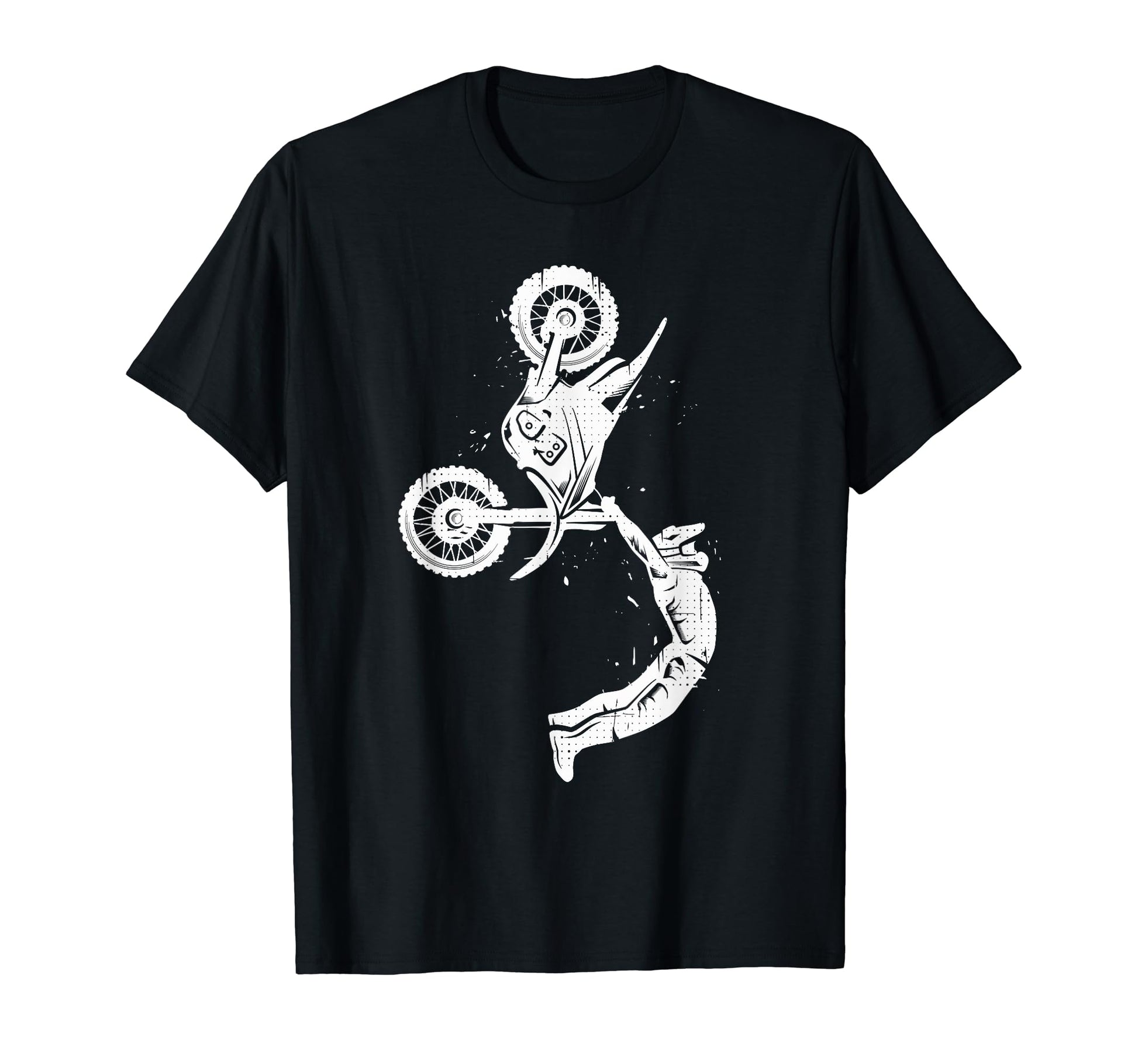 Dirt Bike Riding Motocross Racing Dad T-Shirt - Minimalist Print Men Women - T-Shirt, Sweatshirt, Hoodie