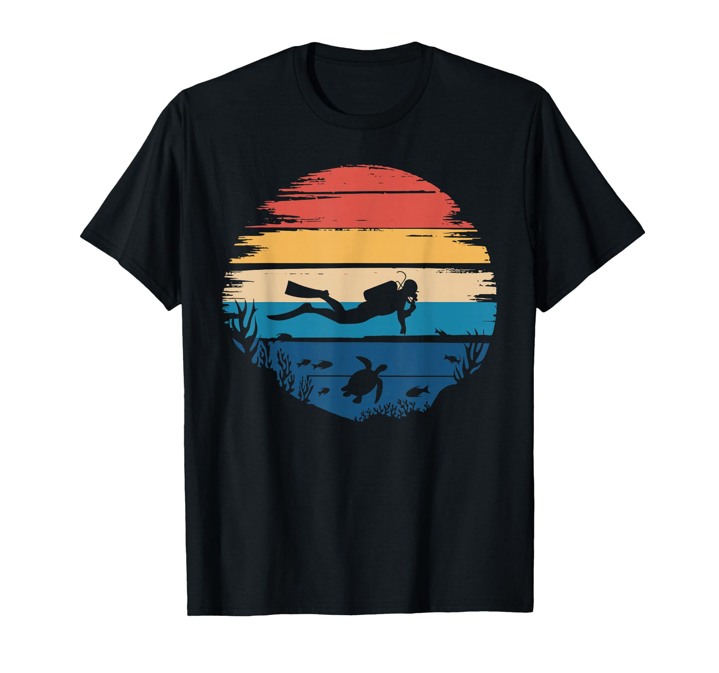 Best Scuba Diving Art Scuba Dive Scuba T-Shirt - Graphic Print Men Women - T-Shirt, Sweatshirt, Hoodie