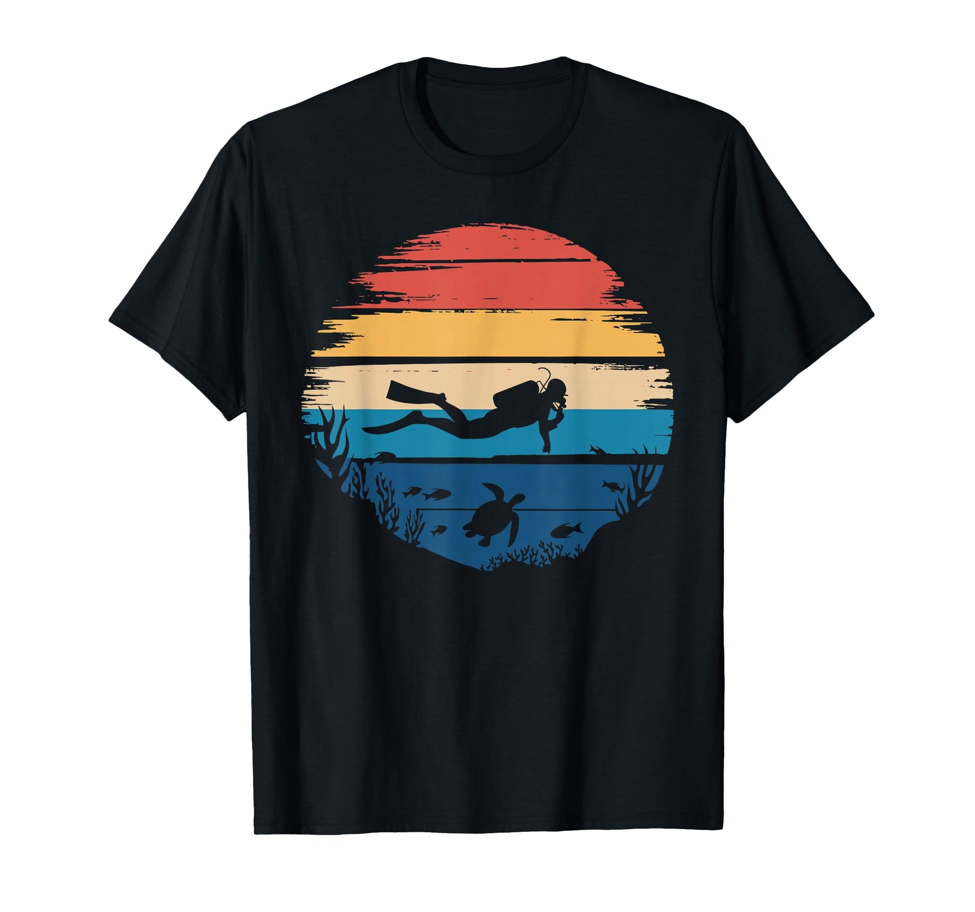 Best Scuba Diving Art Scuba Dive Scuba T-Shirt - Graphic Print Men Women - T-Shirt, Sweatshirt, Hoodie