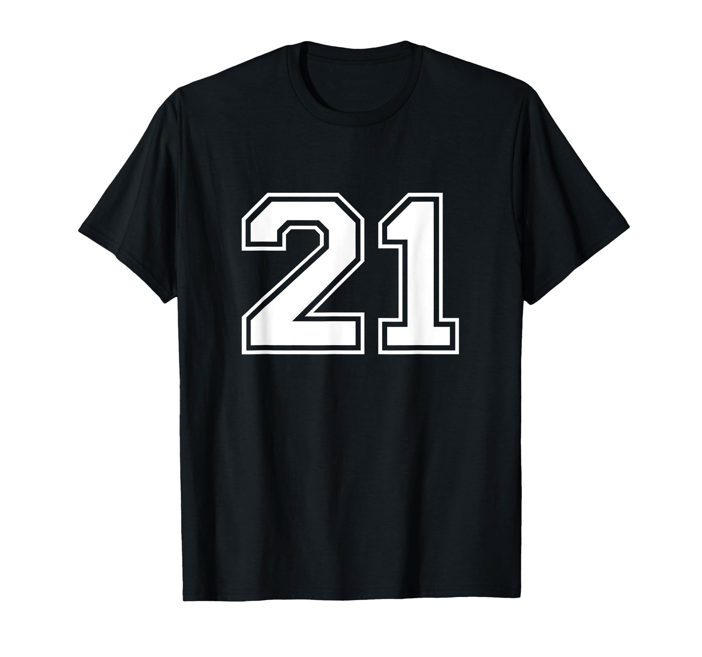 21 Sports Number Fan Best Player T-Shirt - Aesthetic Graphic for Adults - T-Shirt, Sweatshirt, Hoodie