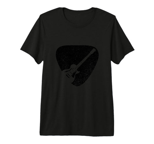 Acoustic Guitar Pick Music Musician T-Shirt - Unique Graphic for Adults - T-Shirt, Sweatshirt, Hoodie