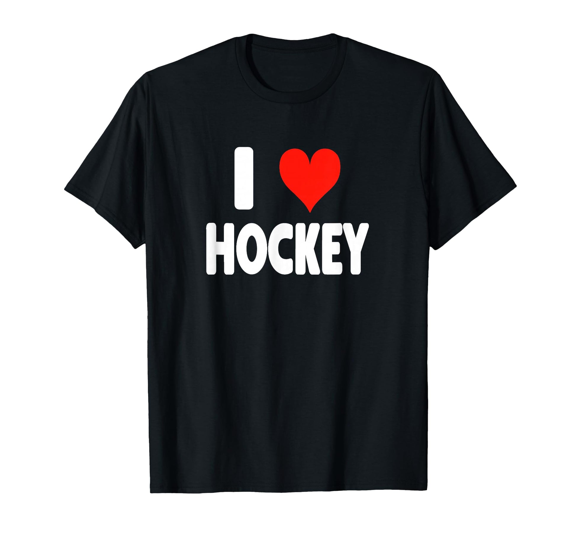 I Love Hockey Heart Goalie Forward Hockey T-Shirt - Trendy Graphic Unisex - T-Shirt, Sweatshirt, Hoodie