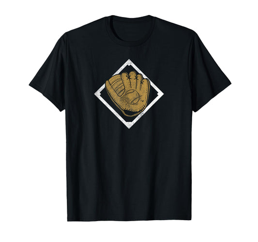 Baseball Gold Glove T-Shirt - Aesthetic Graphic Men Women - T-Shirt, Sweatshirt, Hoodie