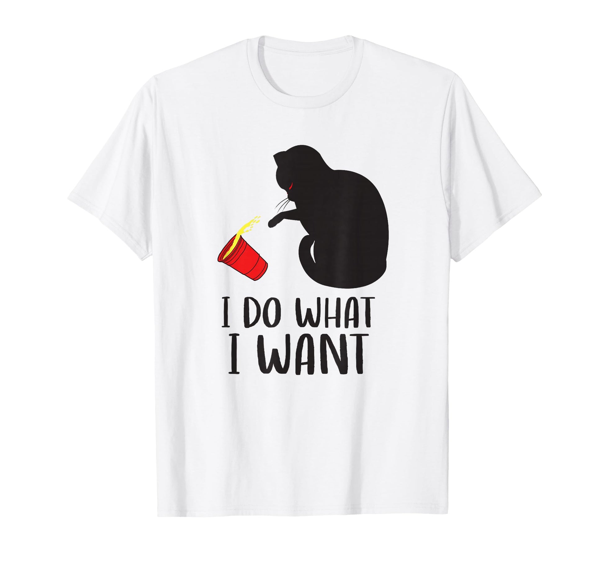 Cat Lover Do What I Want Black Cat T-Shirt - Streetwear Style for Adults - T-Shirt, Sweatshirt, Hoodie
