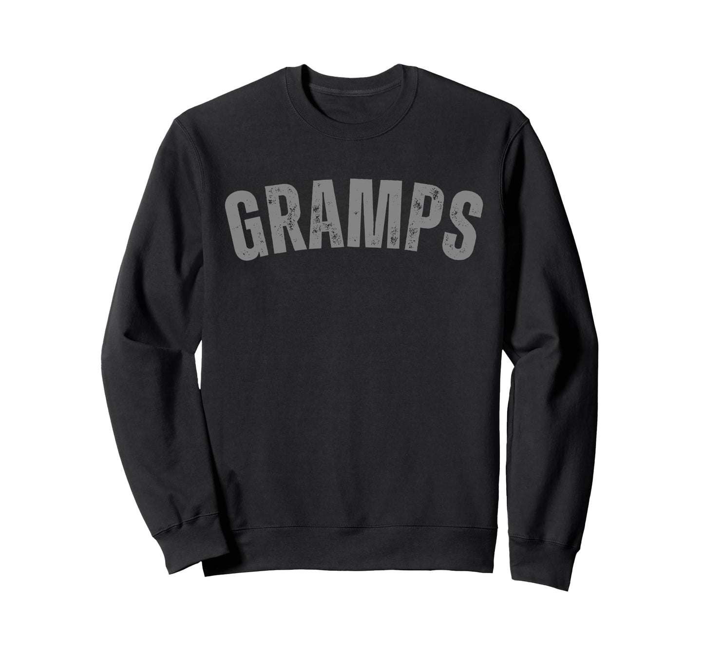 Gramps Distressed Grandpa Sweatshirt - Custom Art Print for Adults - T-Shirt, Sweatshirt, Hoodie