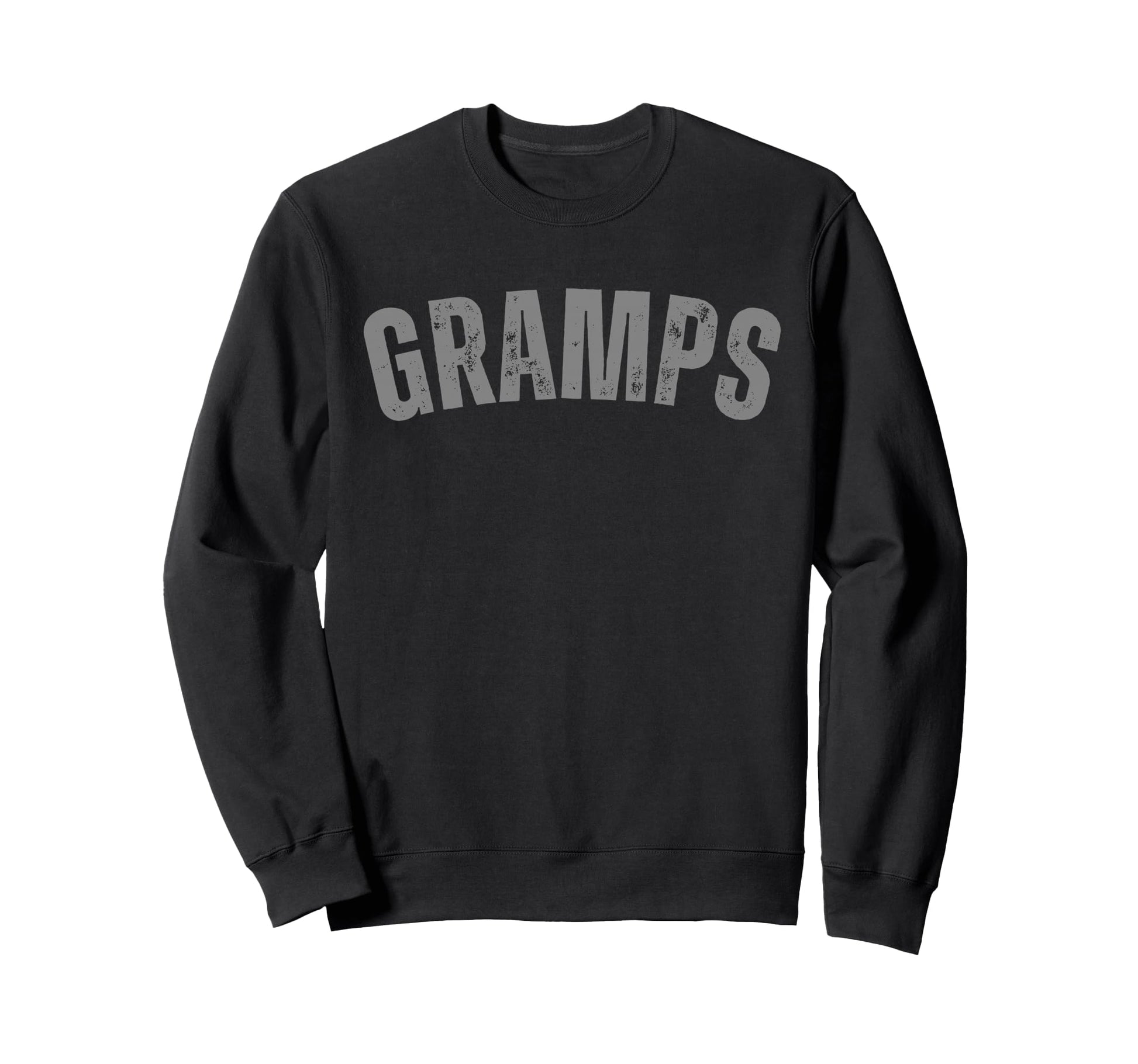 Gramps Distressed Grandpa Sweatshirt - Custom Art Print for Adults - T-Shirt, Sweatshirt, Hoodie