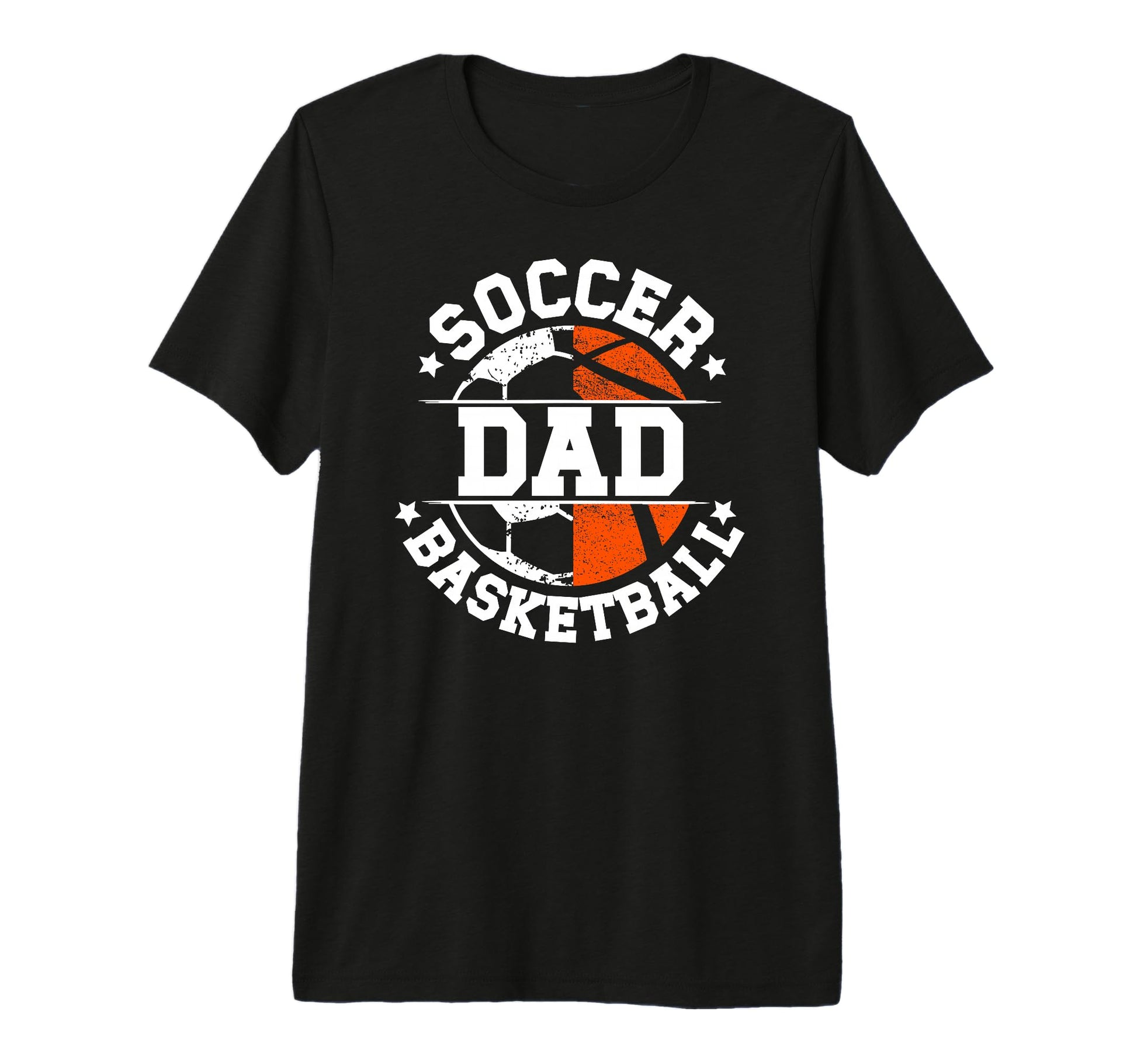 Mens Soccer Basketball Dad Basketball T-Shirt - Unique Graphic for Adults - T-Shirt, Sweatshirt, Hoodie