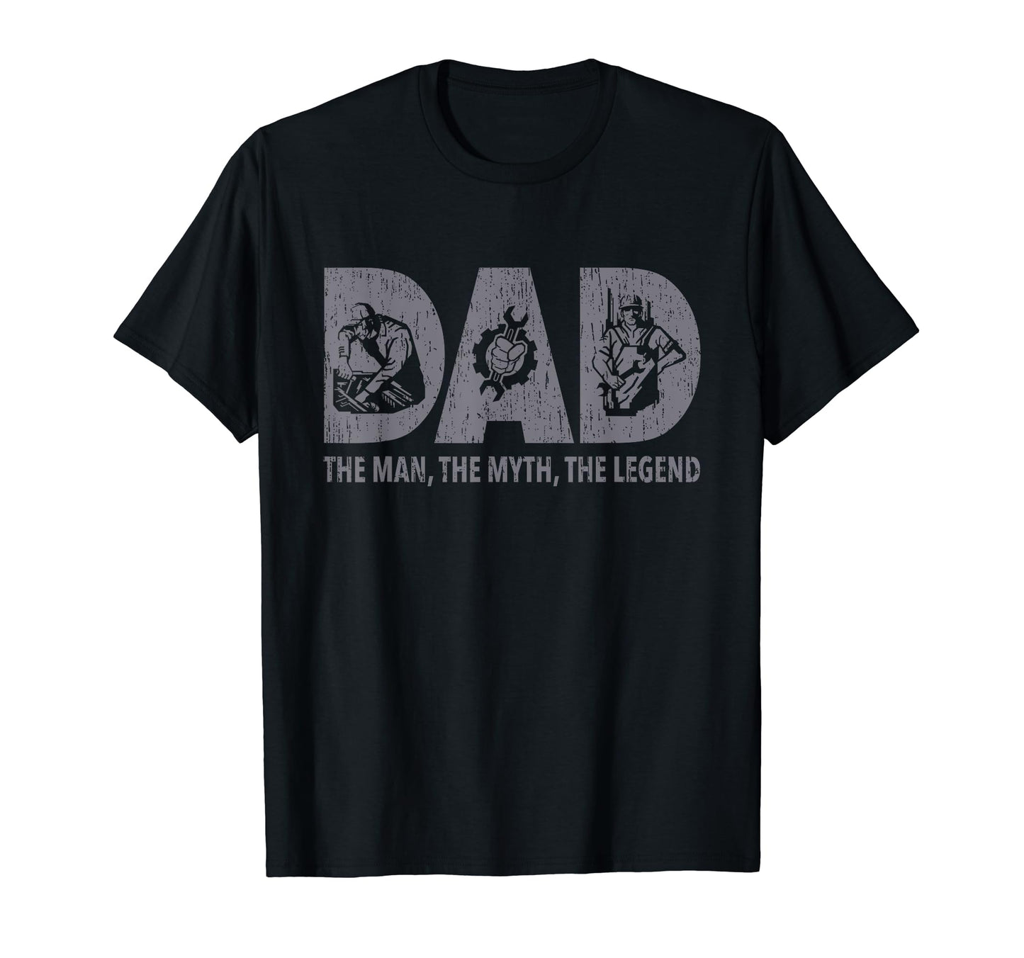 Dad Myth Legend Funny Car Mechanic T-Shirt - Casual Everyday Wear Unisex - T-Shirt, Sweatshirt, Hoodie