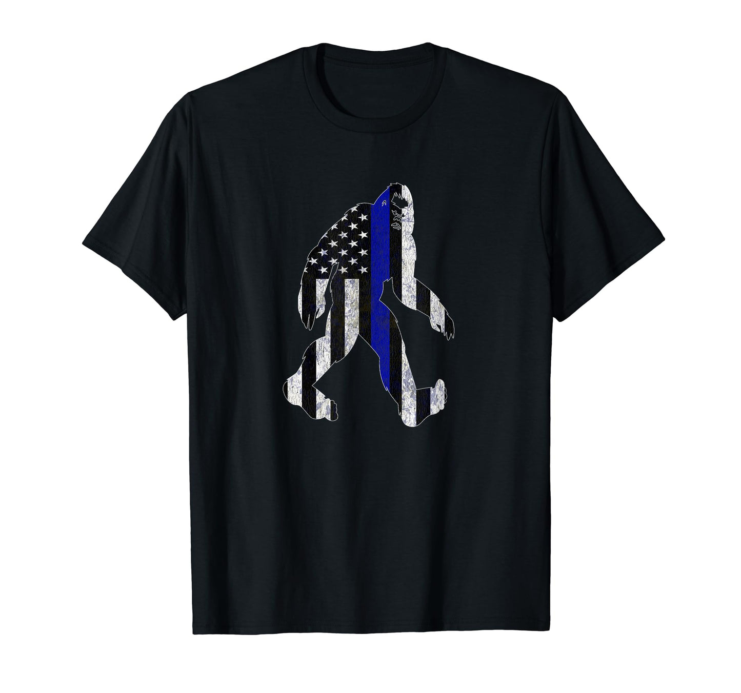 Thin Blue Line Bigfoot Police Week 2020 T-Shirt - Minimalist Print Unisex - T-Shirt, Sweatshirt, Hoodie