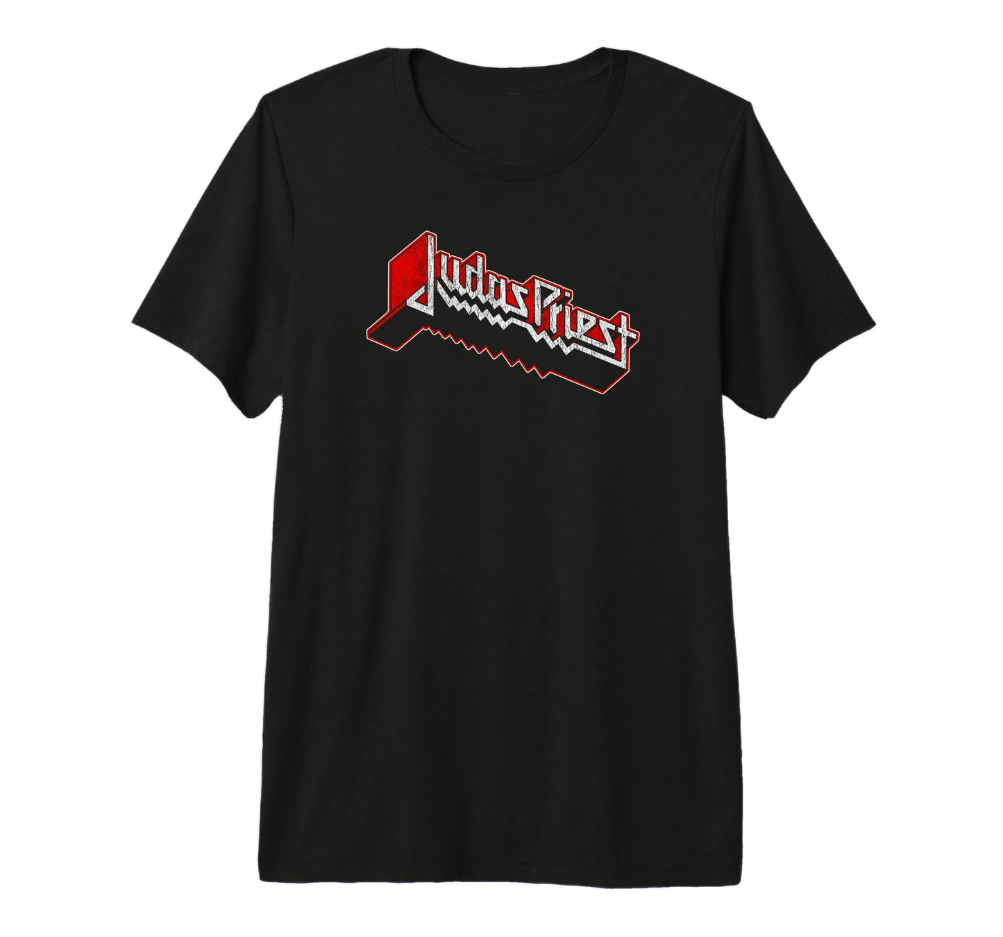 Judas Priest Corroded Pop Logo Mens Tri T-Shirt - Minimalist Print Unisex - T-Shirt, Sweatshirt, Hoodie