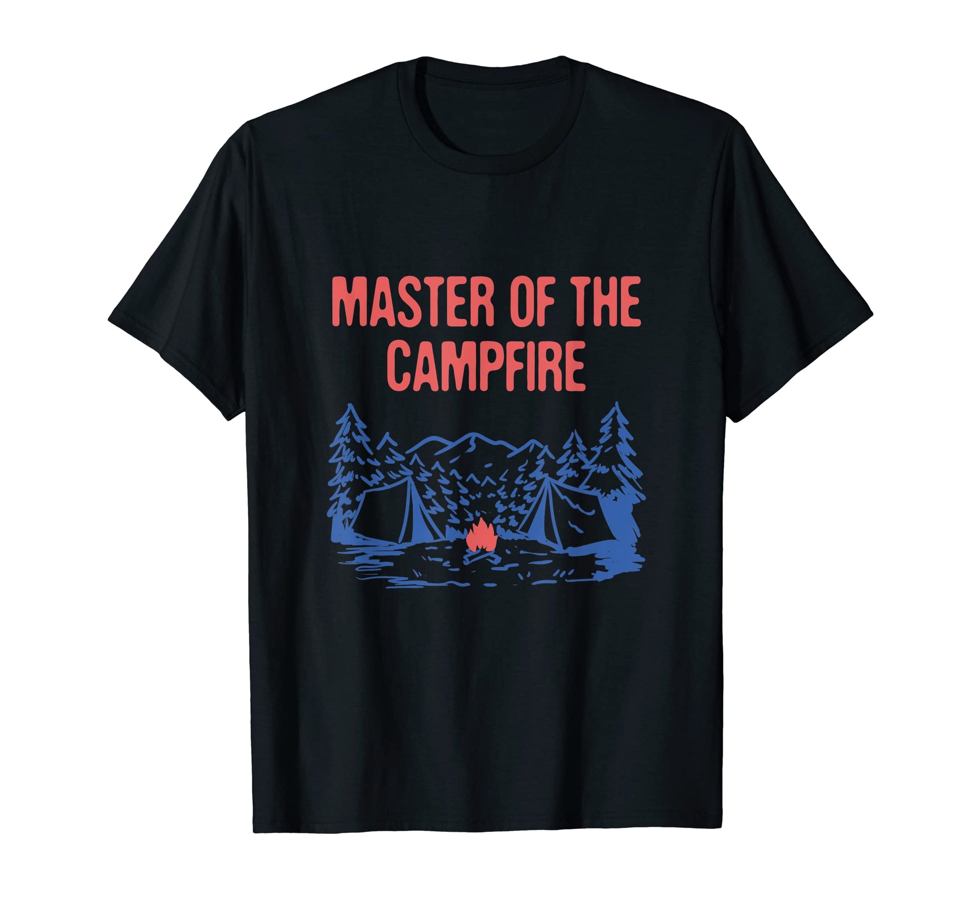 Master Campfire Camping Dad Camper Daddy T-Shirt - Graphic Print Unisex - T-Shirt, Sweatshirt, Hoodie