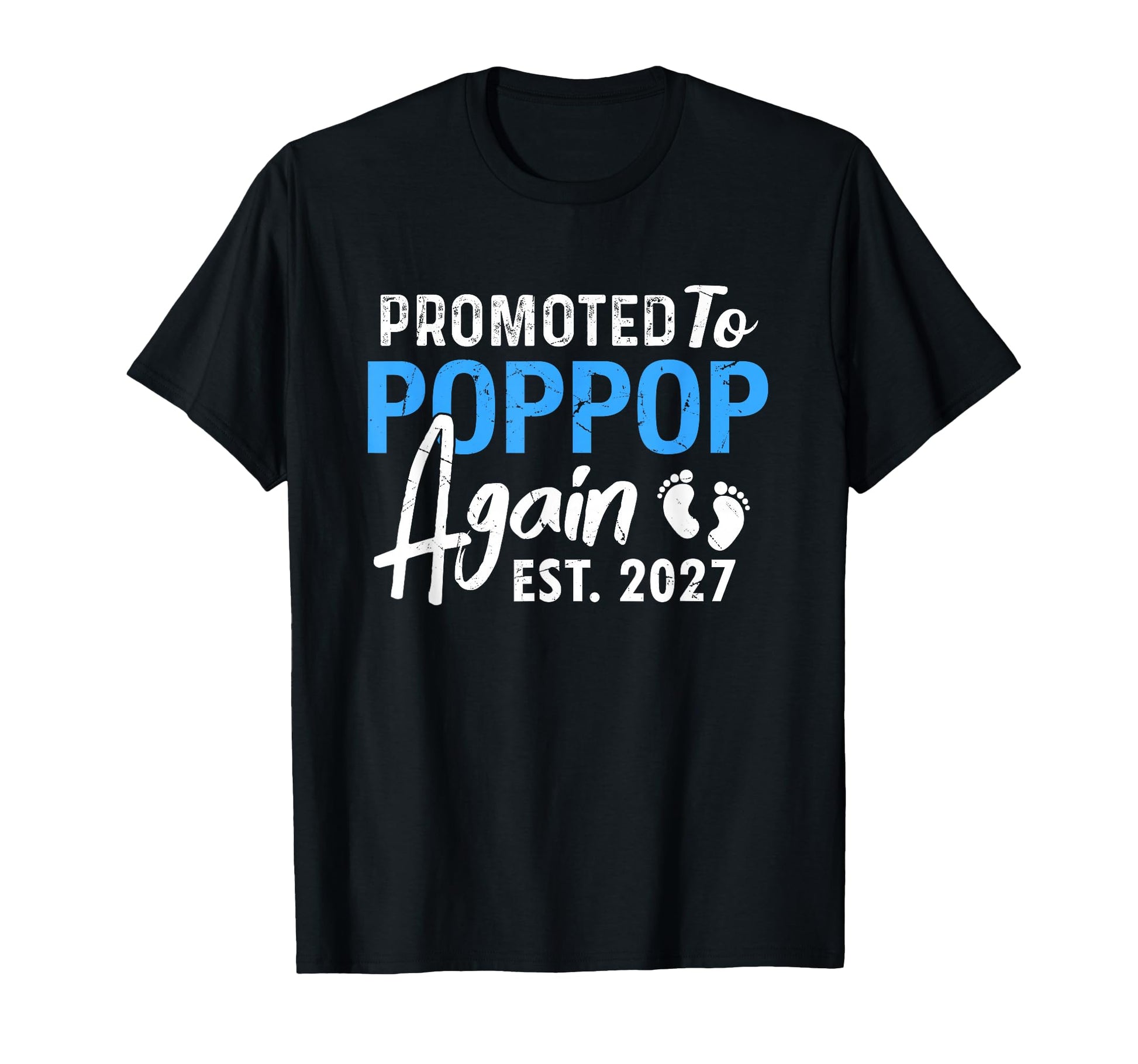 Promoted To Poppop Again Est 2027 T-Shirt - Custom Art Print for Adults - T-Shirt, Sweatshirt, Hoodie
