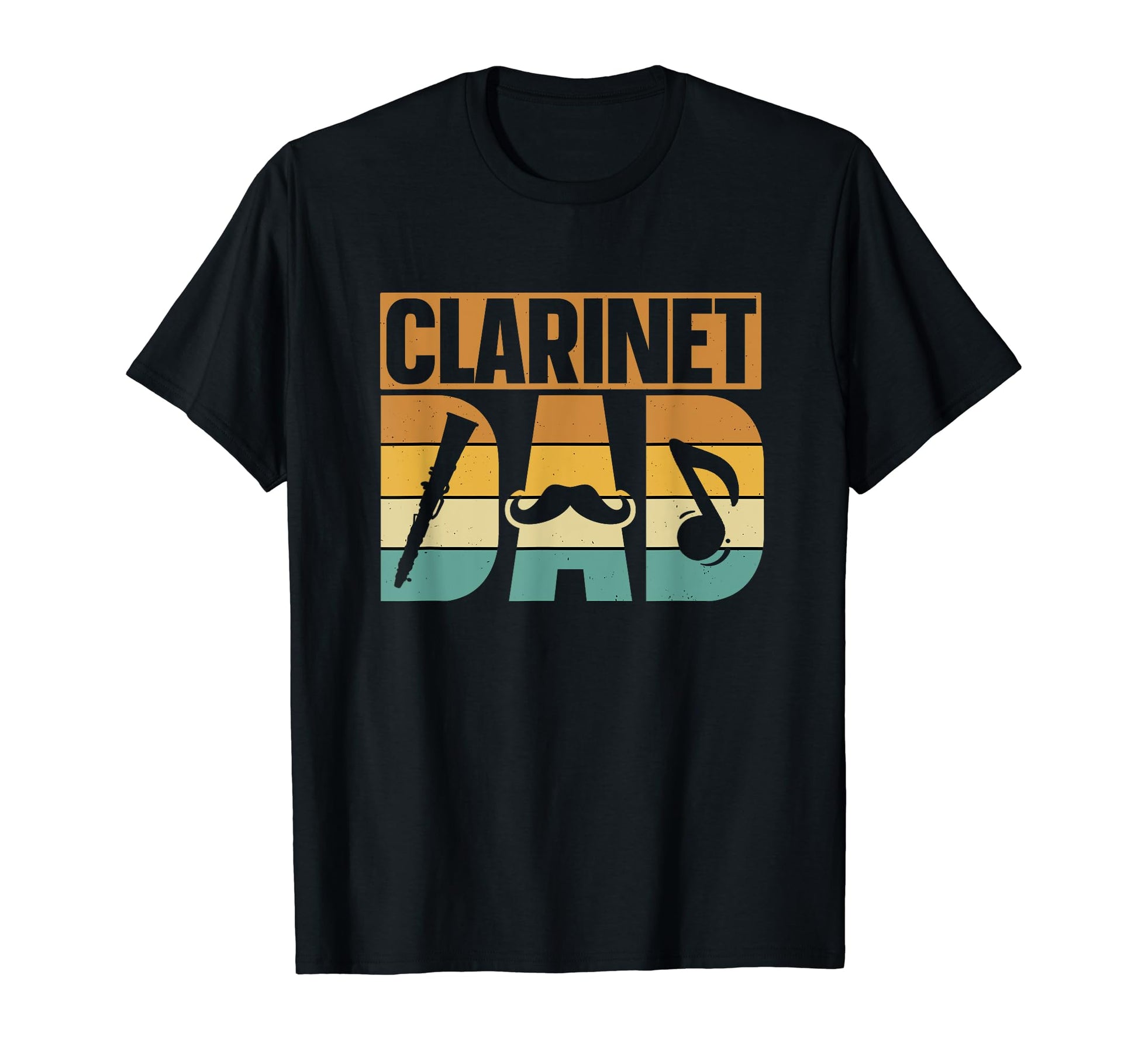 Clarinet Dad Clarinetist Music T-Shirt - Casual Everyday Wear Men Women - T-Shirt, Sweatshirt, Hoodie