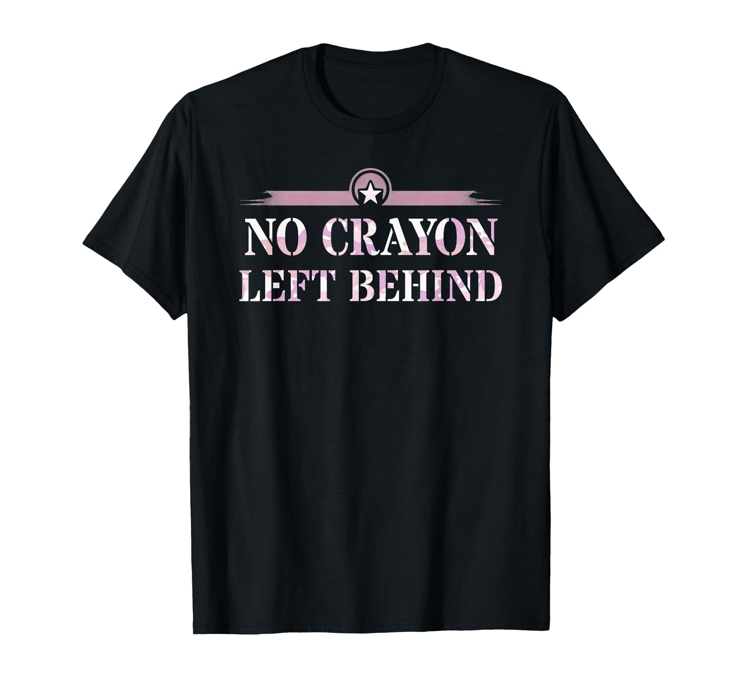 Sarcastic No Crayon Left Behind Proud T-Shirt - Graphic Print for Adults - T-Shirt, Sweatshirt, Hoodie