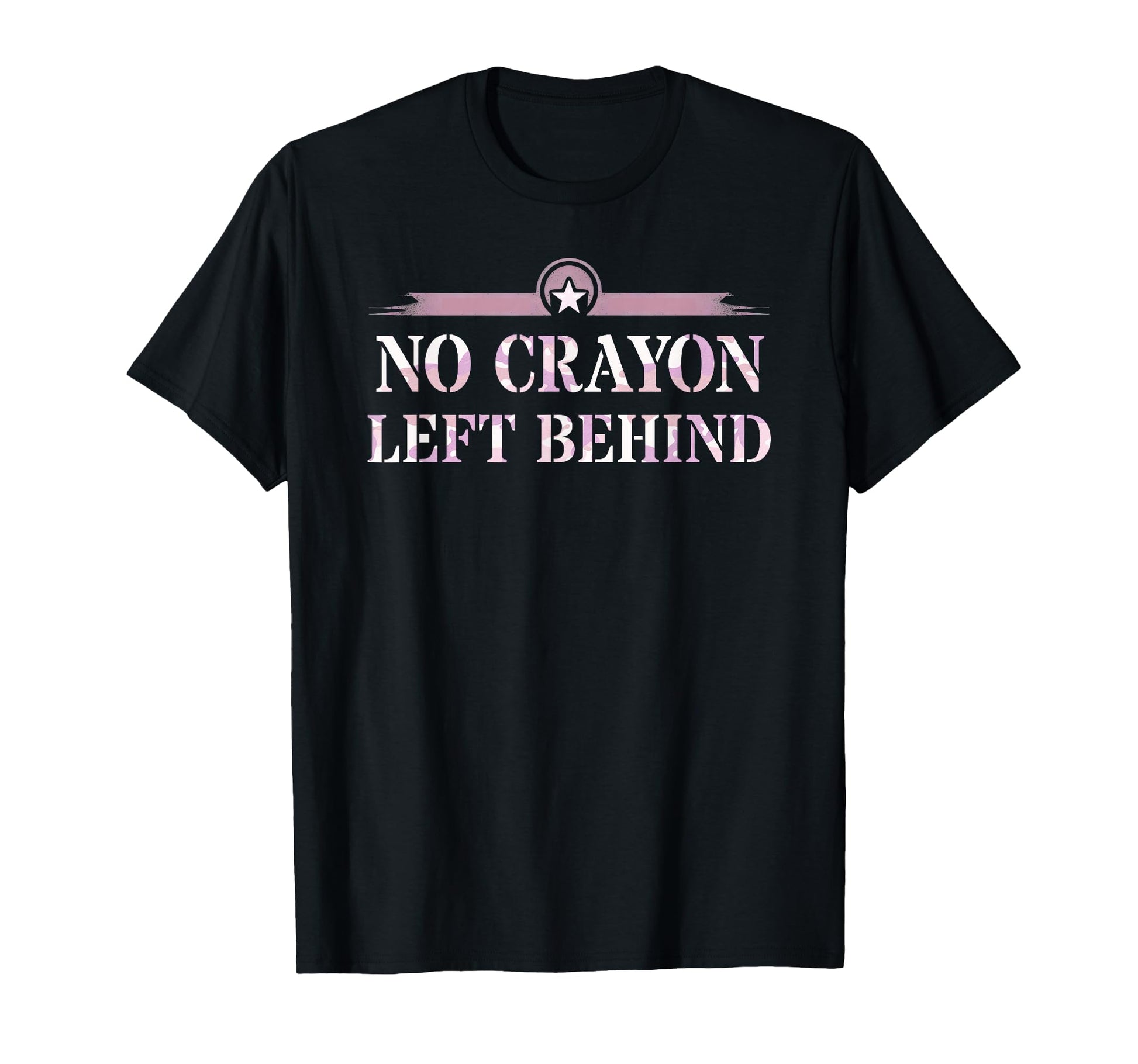 Sarcastic No Crayon Left Behind Proud T-Shirt - Graphic Print for Adults - T-Shirt, Sweatshirt, Hoodie