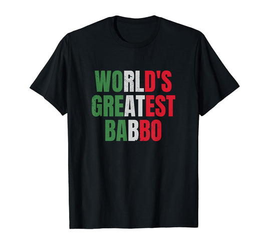 Babbo Italian Father Italian Dad T-Shirt - Aesthetic Graphic for Adults - T-Shirt, Sweatshirt, Hoodie