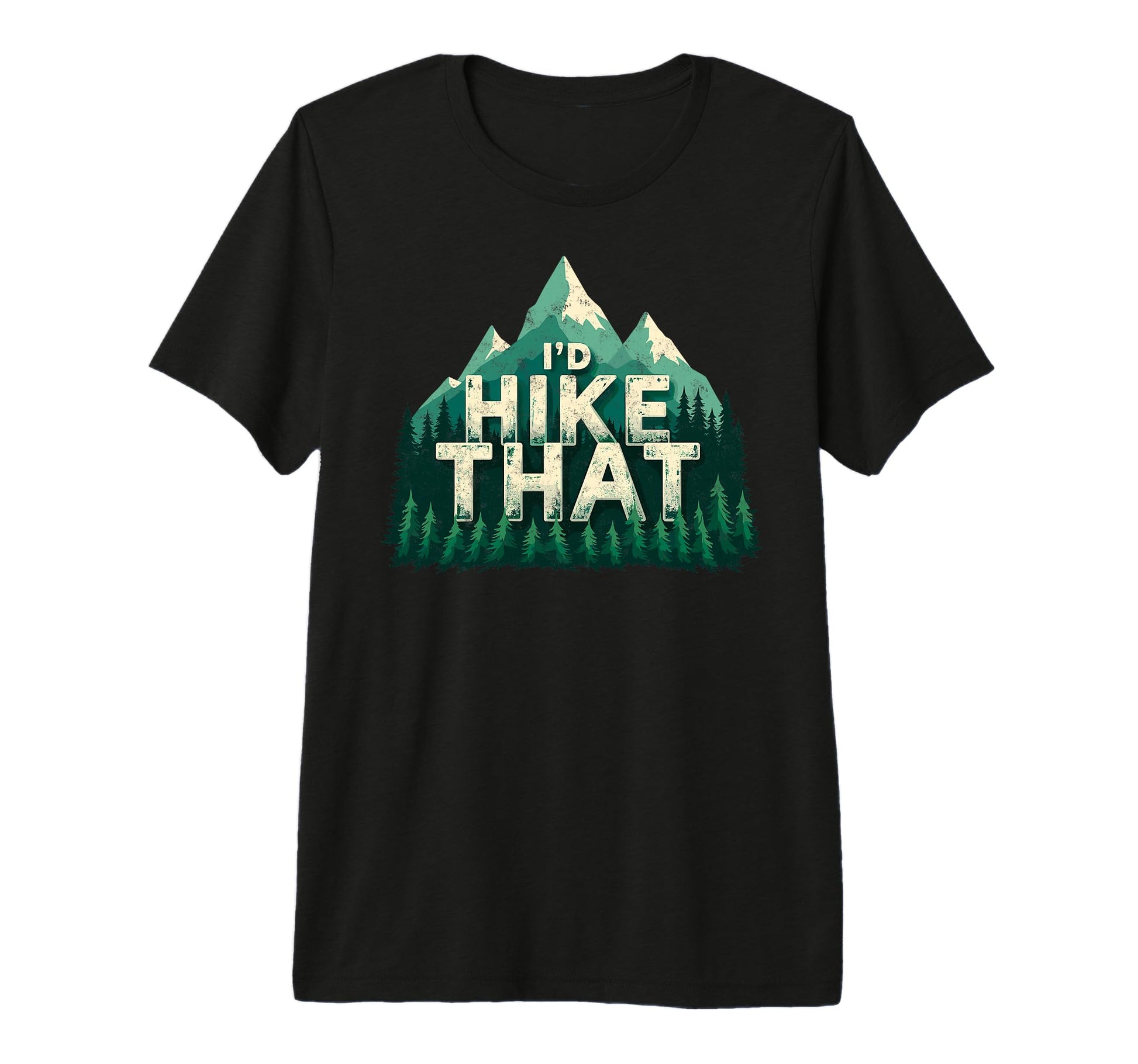 Id Hike That Backpacking Funny Mountain T-Shirt - Minimalist Print Unisex - T-Shirt, Sweatshirt, Hoodie