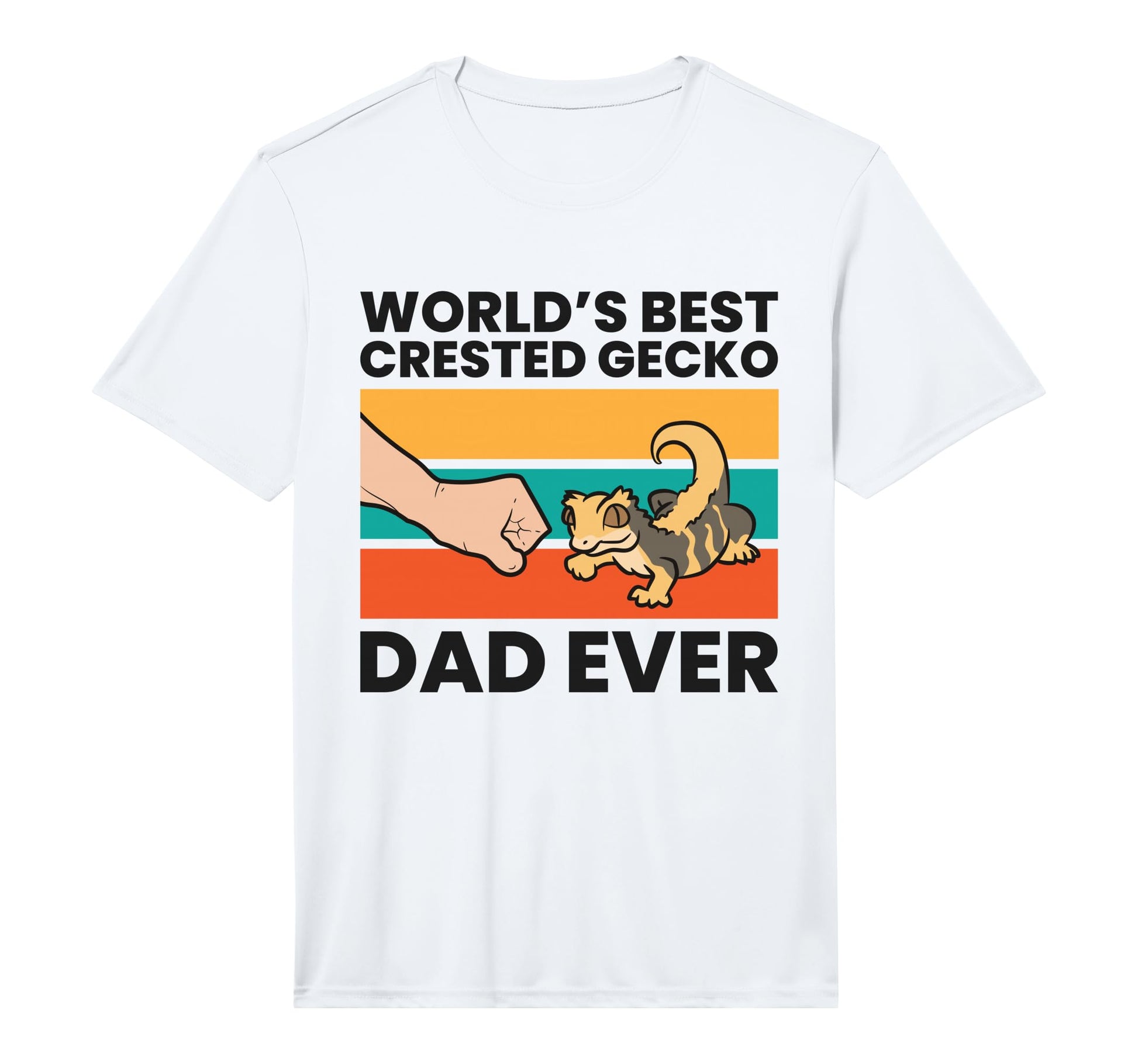 Crested Gecko Papa Worlds Best Crested T-Shirt - Novelty Apparel Men Women - T-Shirt, Sweatshirt, Hoodie