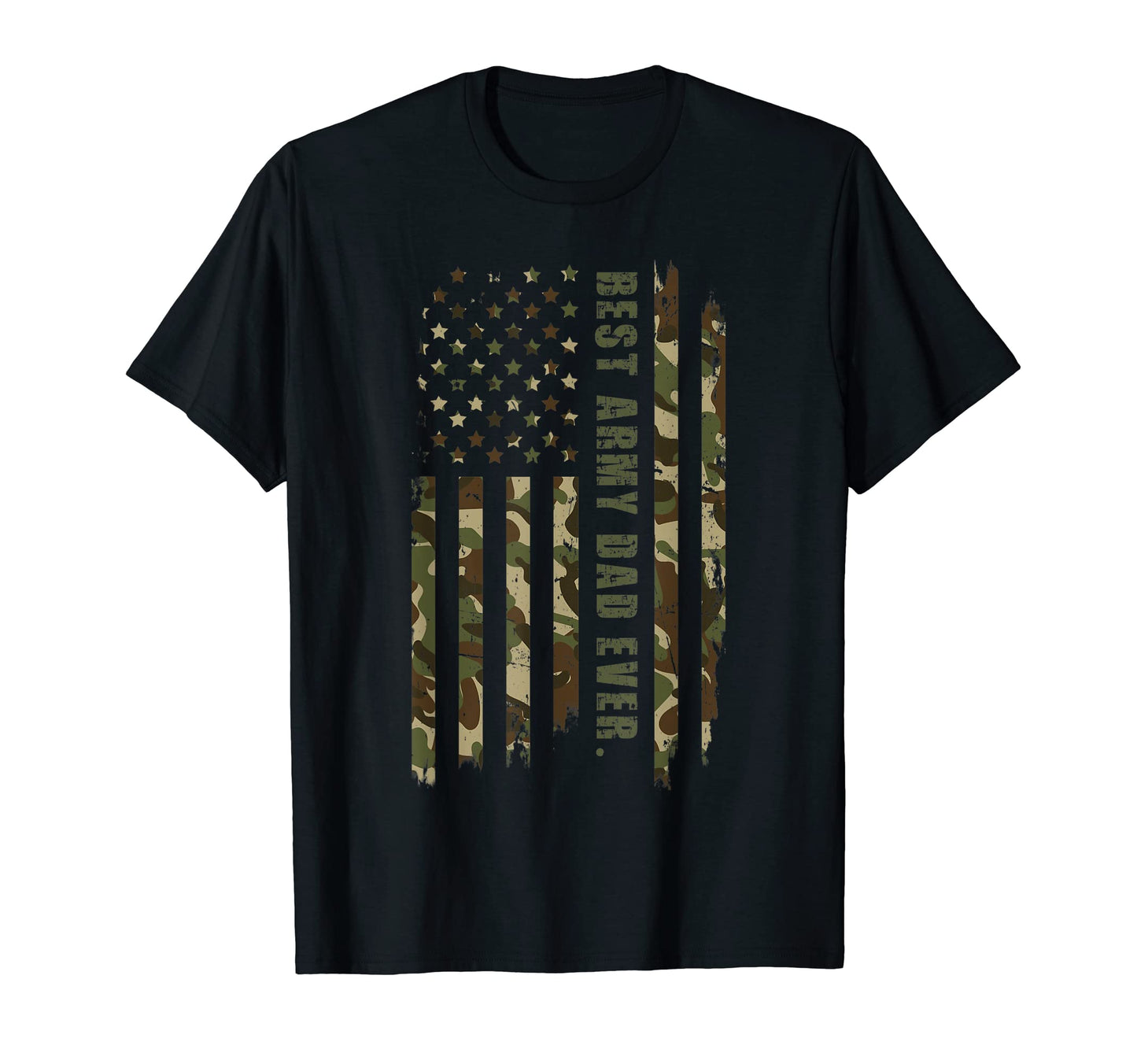 Best Army Dad Ever Fathers Day T-Shirt - Custom Art Print Unisex - T-Shirt, Sweatshirt, Hoodie