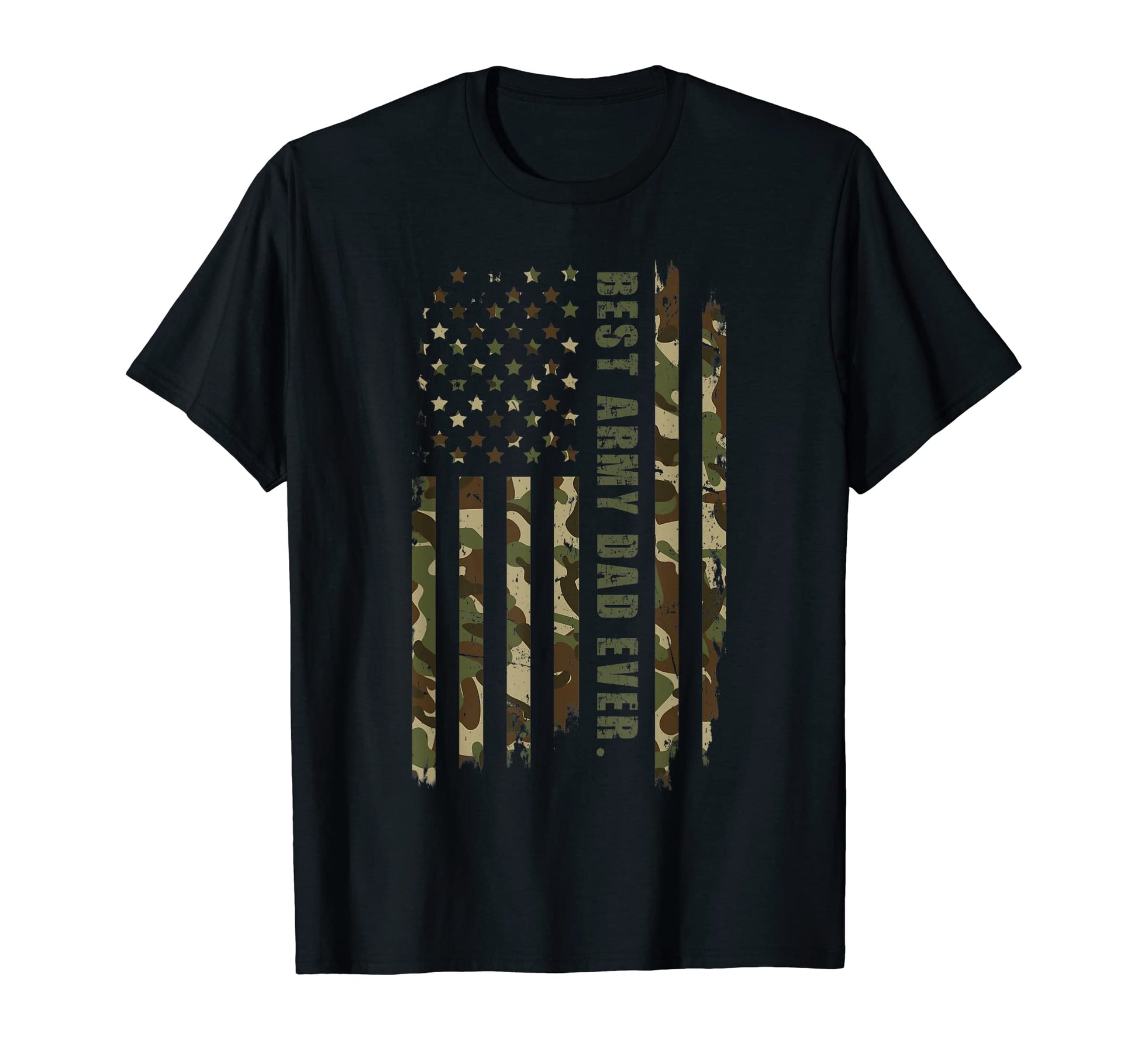 Best Army Dad Ever Fathers Day T-Shirt - Custom Art Print Unisex - T-Shirt, Sweatshirt, Hoodie