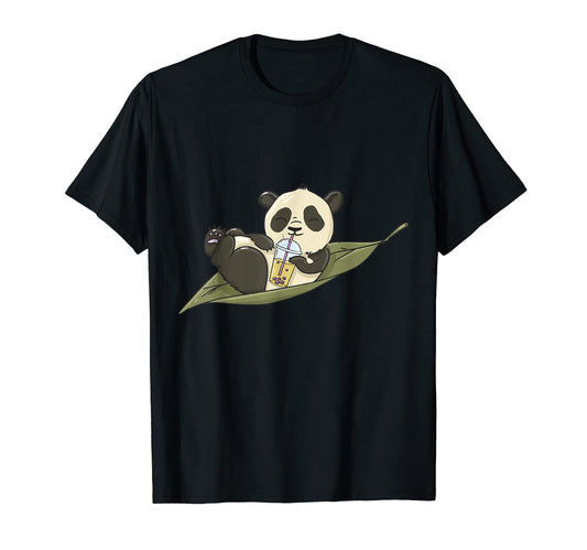 Boba Tea Kawaii Panda Japanese Pop T-Shirt - Novelty Apparel for Adults - T-Shirt, Sweatshirt, Hoodie