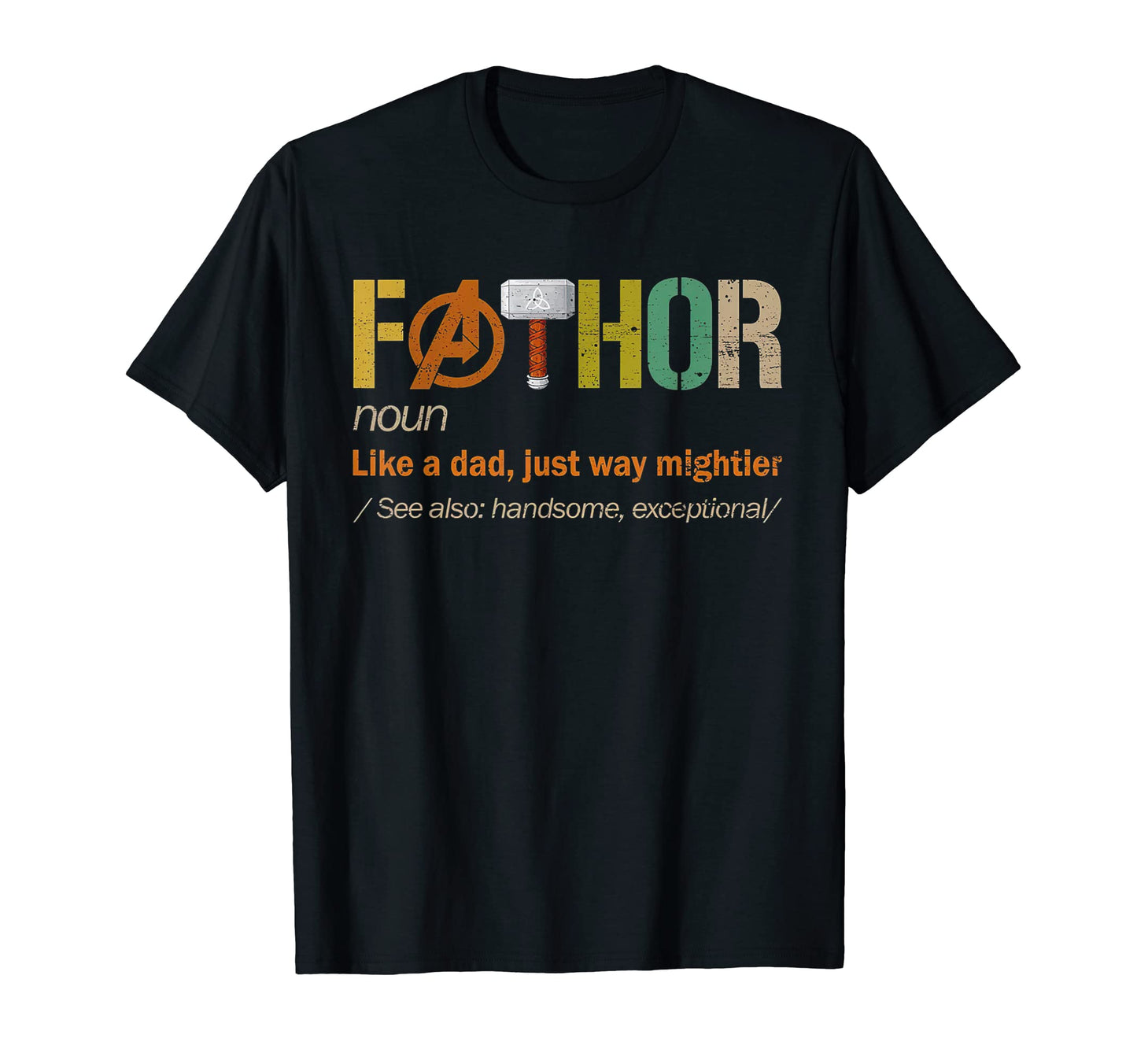 Fathor Noun T-Shirt - Minimalist Print Men Women - T-Shirt, Sweatshirt, Hoodie