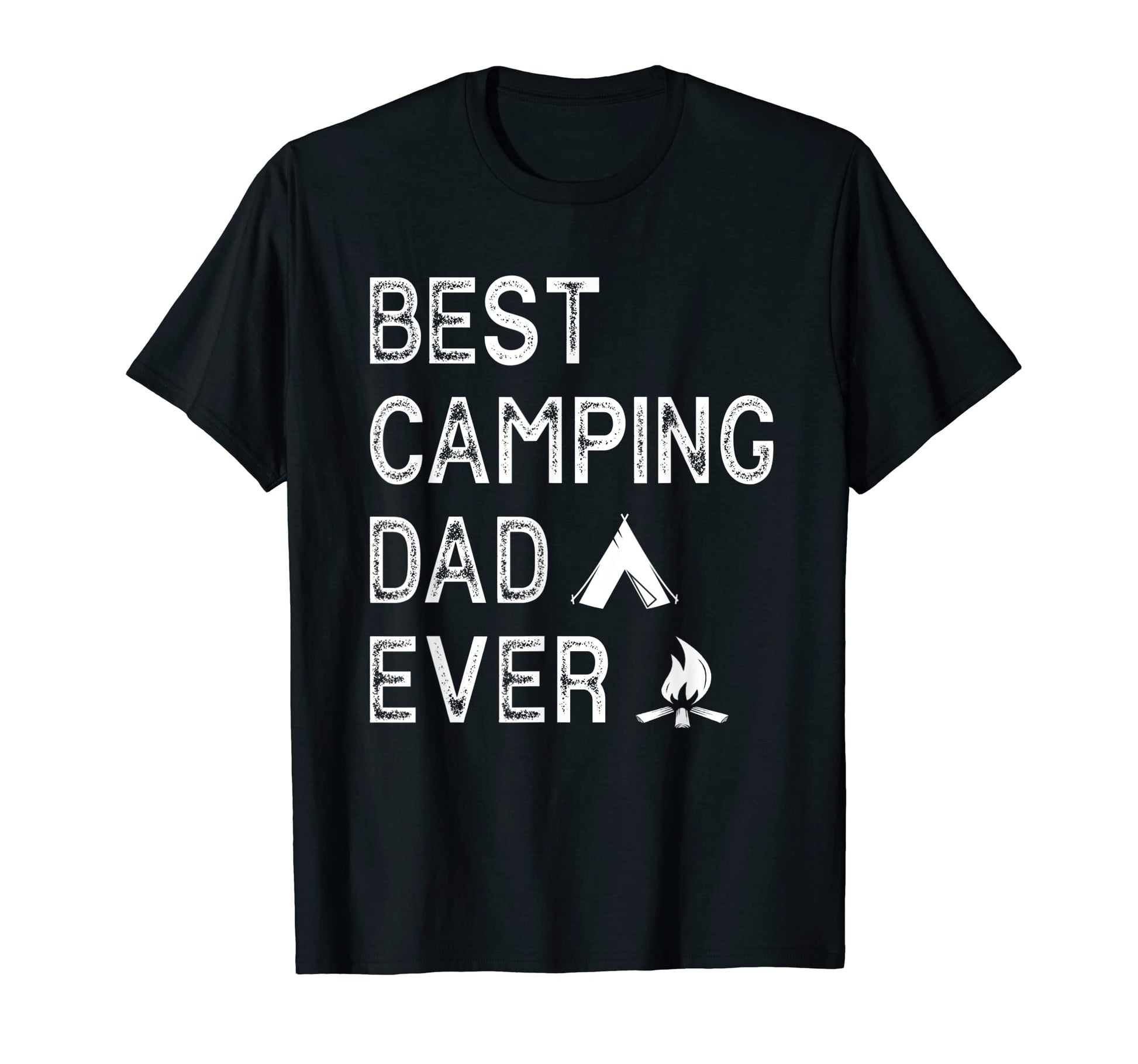Mens Best Camper Dad Ever Campfire Funny T-Shirt - Unique Graphic Unisex - T-Shirt, Sweatshirt, Hoodie