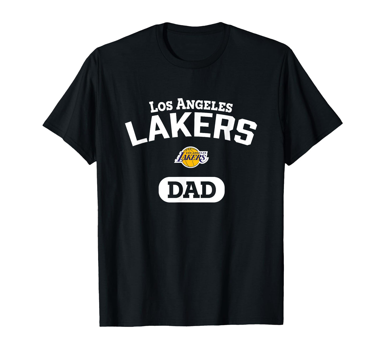 Nba Los Angeles Lakers Dad Arched Team Logo T-Shirt - Unique Graphic Unisex - T-Shirt, Sweatshirt, Hoodie