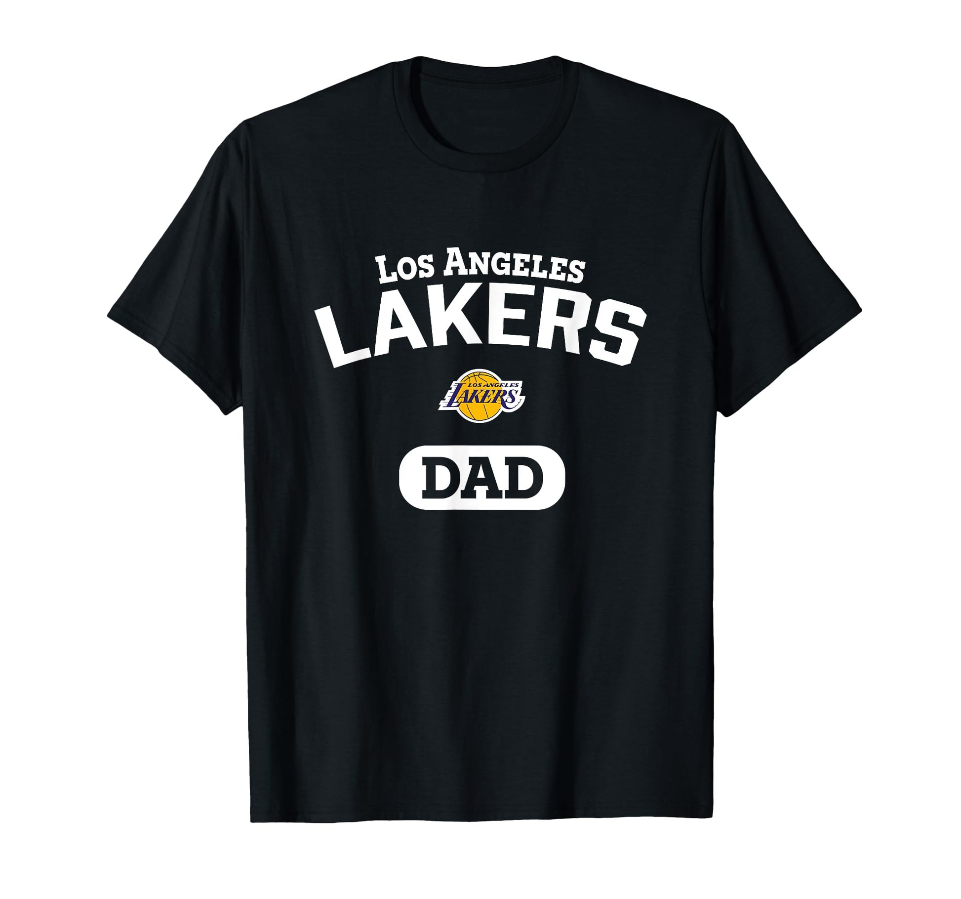 Nba Los Angeles Lakers Dad Arched Team Logo T-Shirt - Unique Graphic Unisex - T-Shirt, Sweatshirt, Hoodie