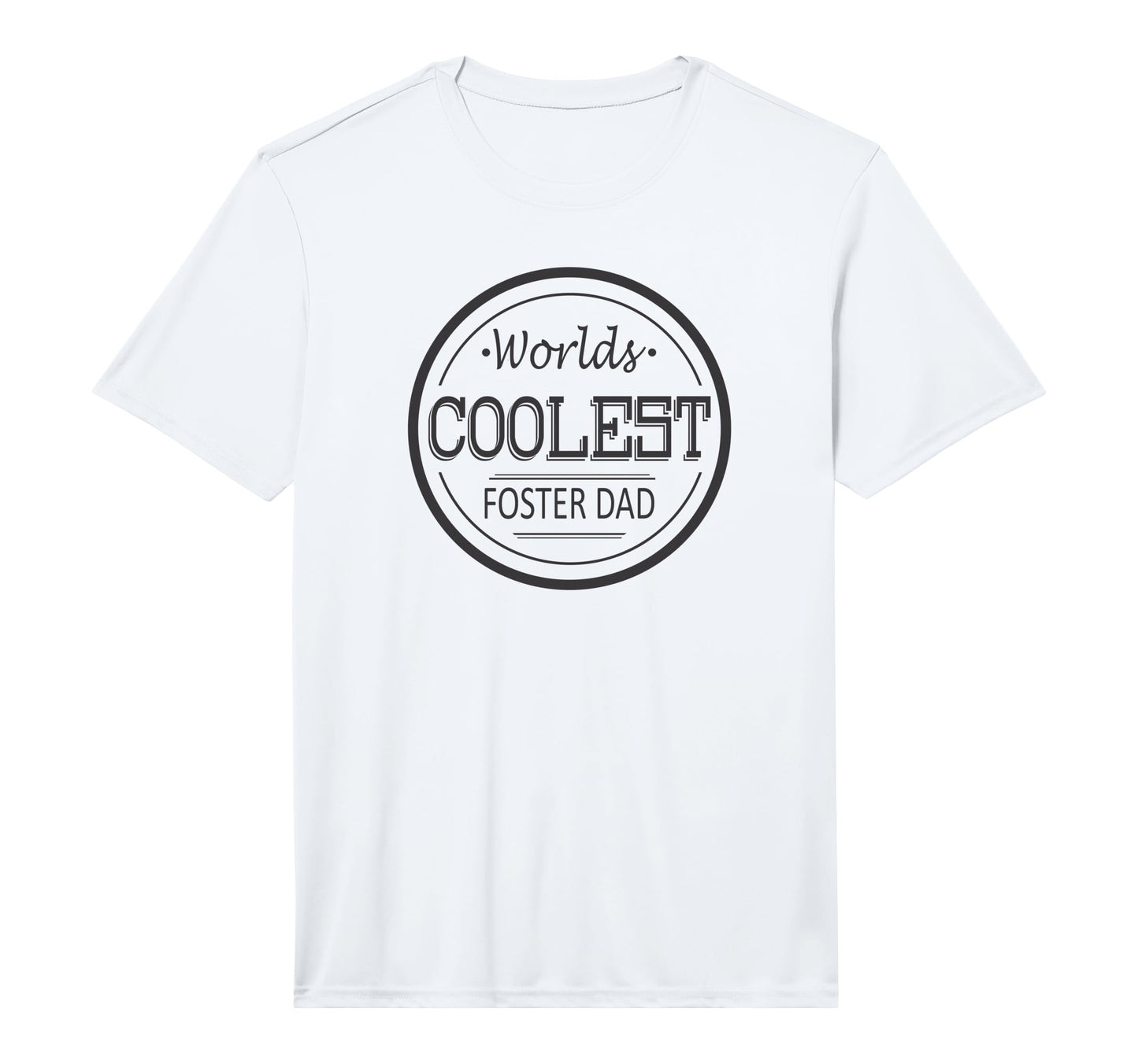 Mens Worlds Coolest Foster Dad Funny T-Shirt - Custom Art Print Unisex - T-Shirt, Sweatshirt, Hoodie
